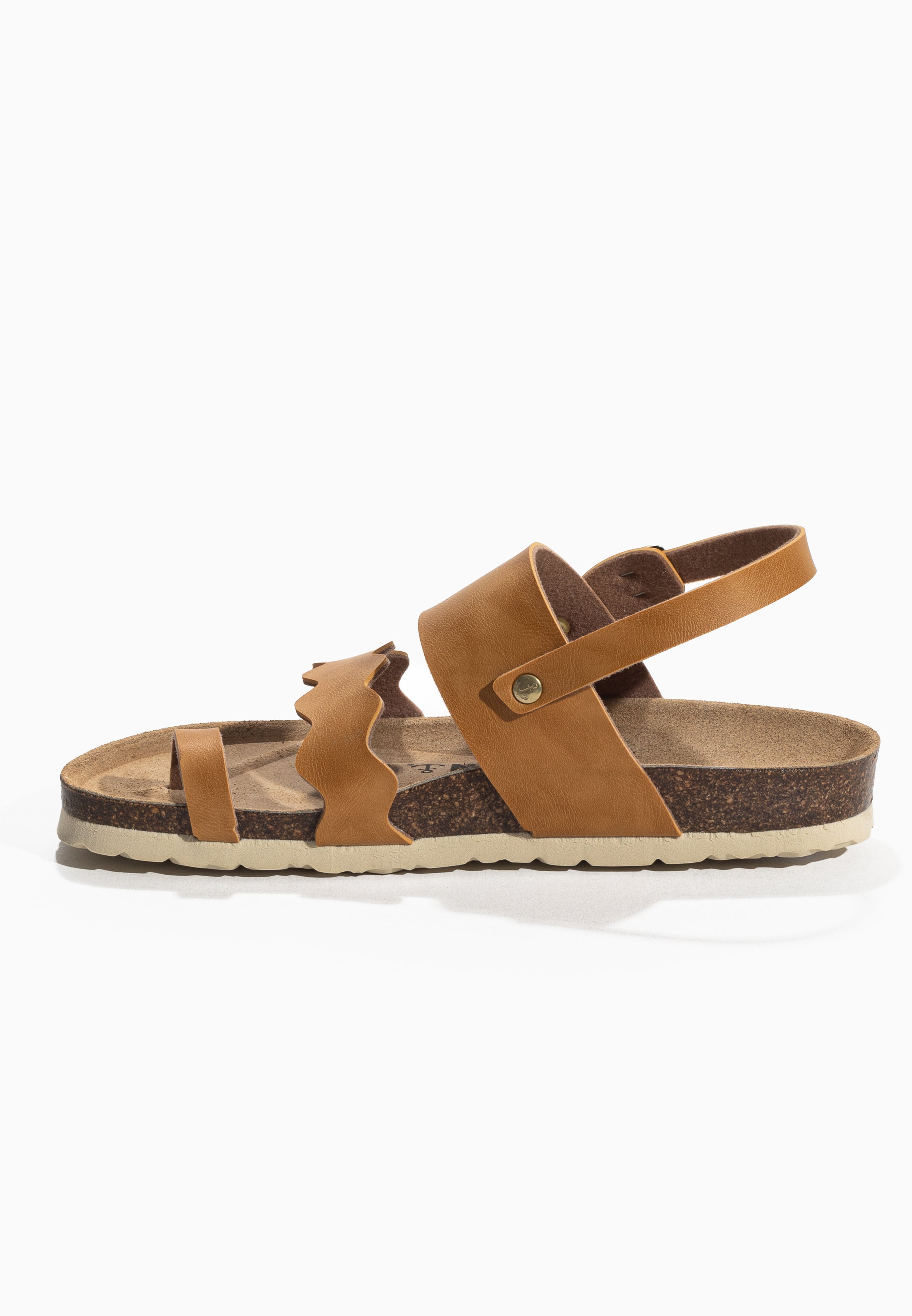 Majorelle Camel Multi-Strap Sandals