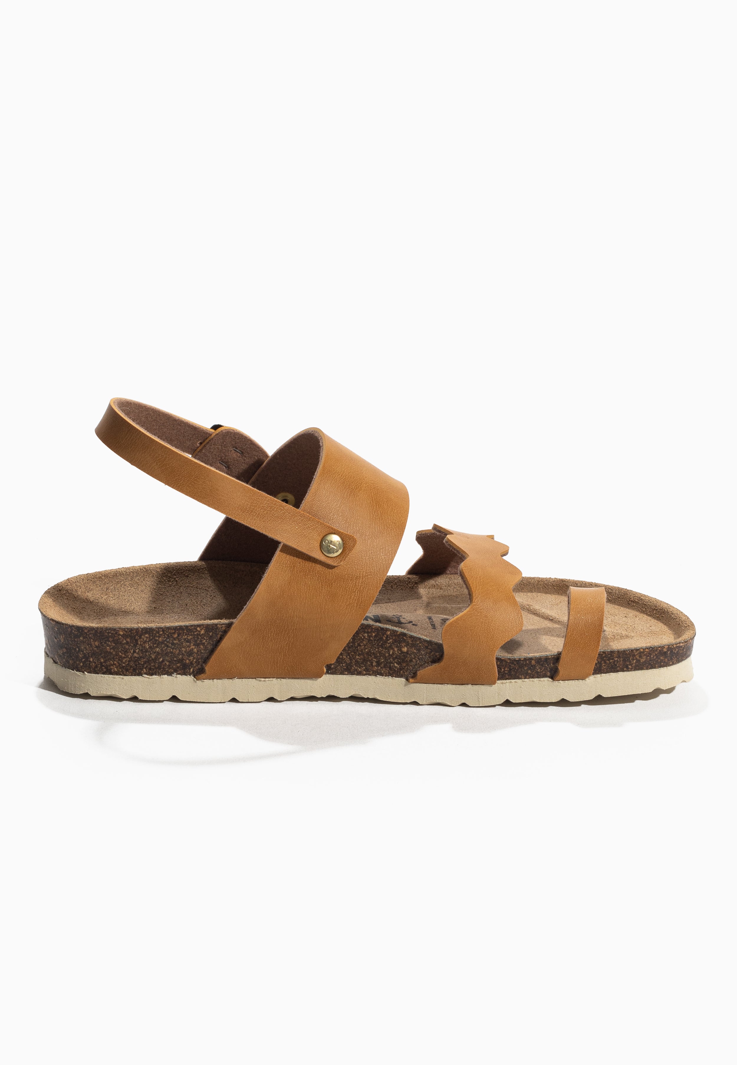 Majorelle Camel Multi-Strap Sandals