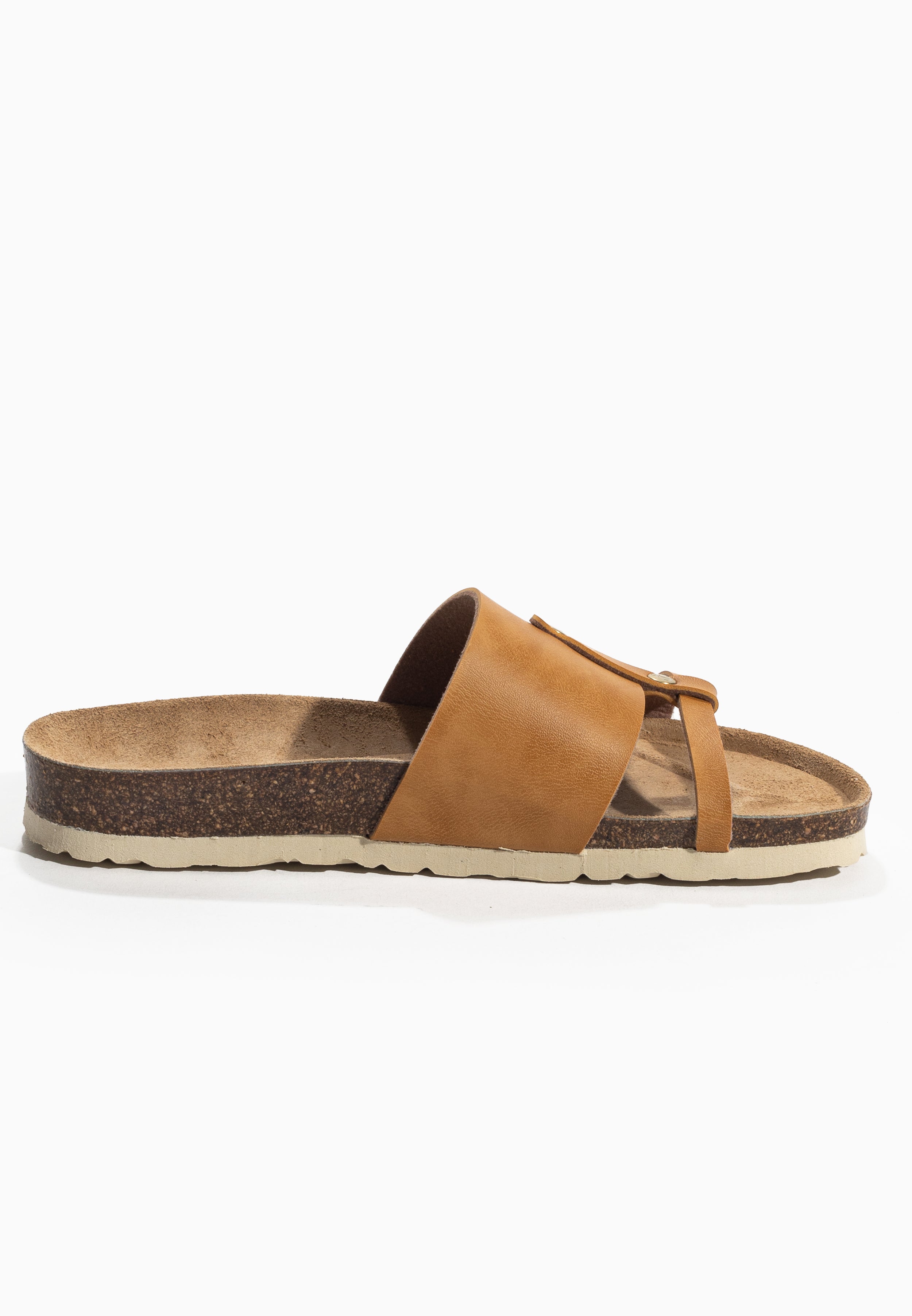 Sandales Sisley  Camel 2 Brides