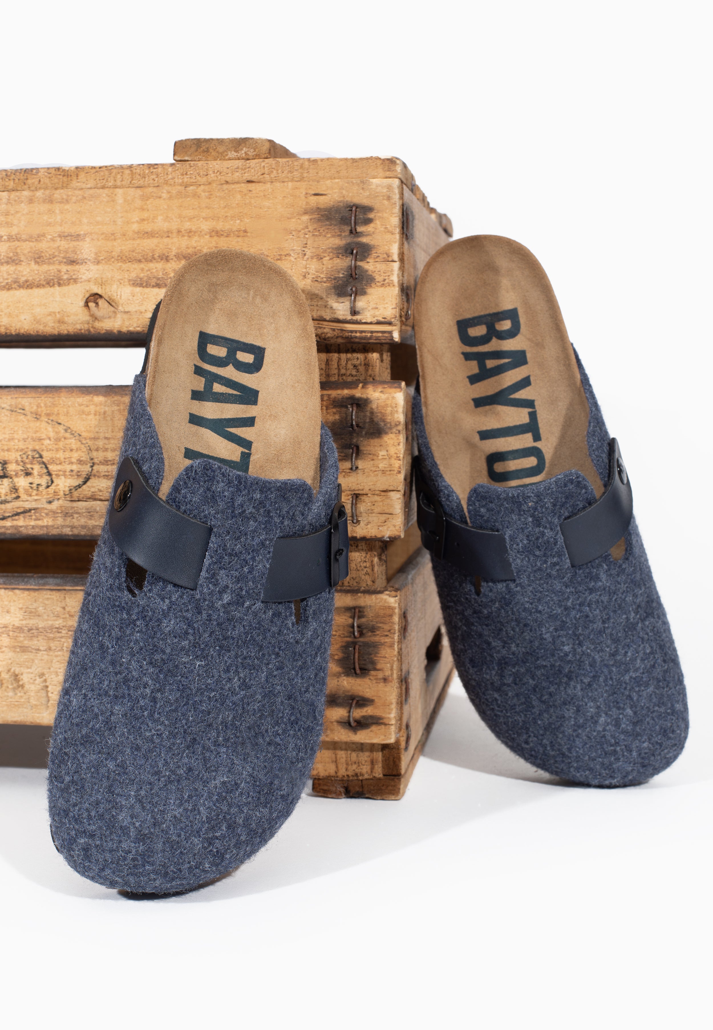 Moke Clogs Navy blue