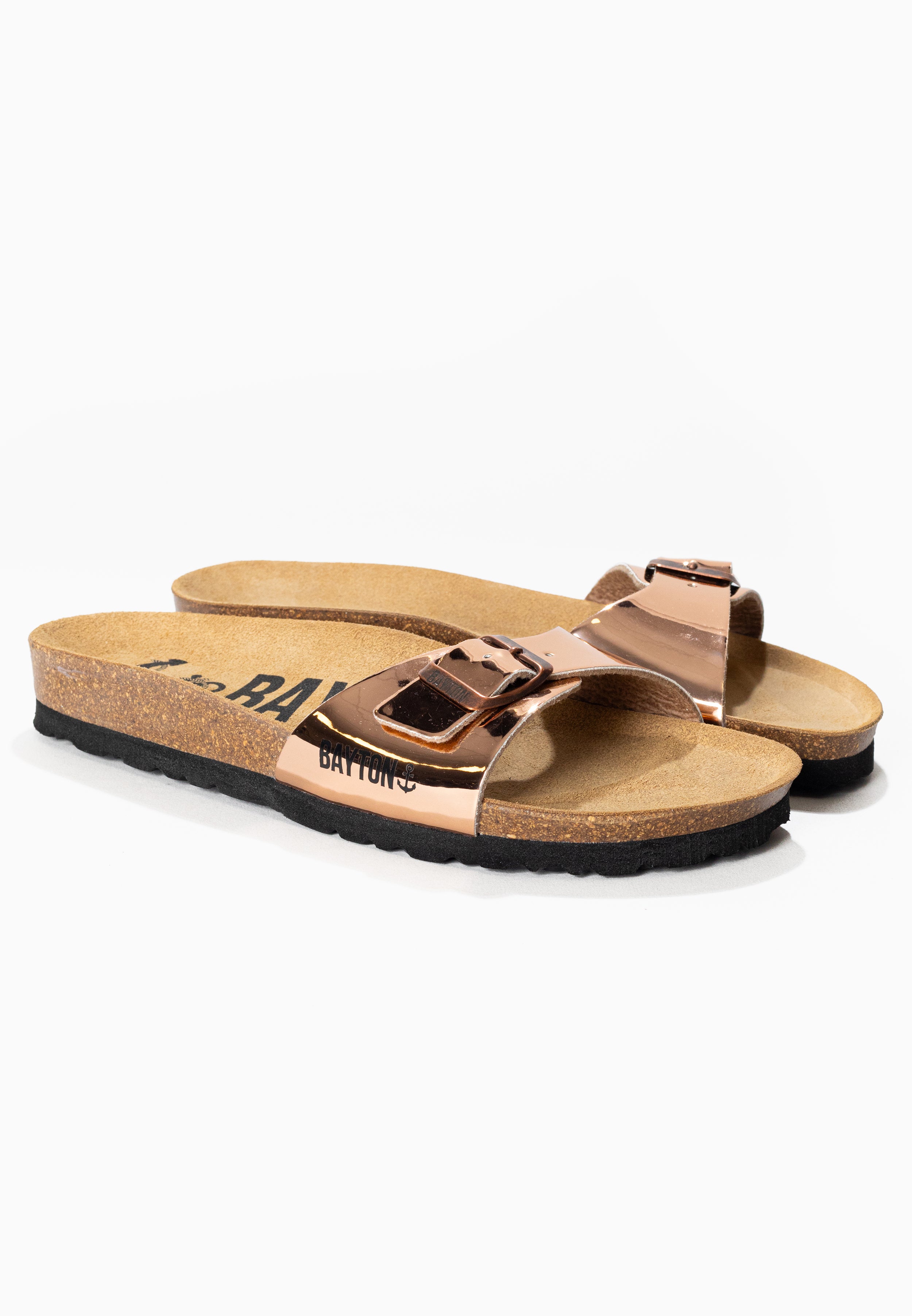 Zephyr Rose Gold 1 Strap Sandals