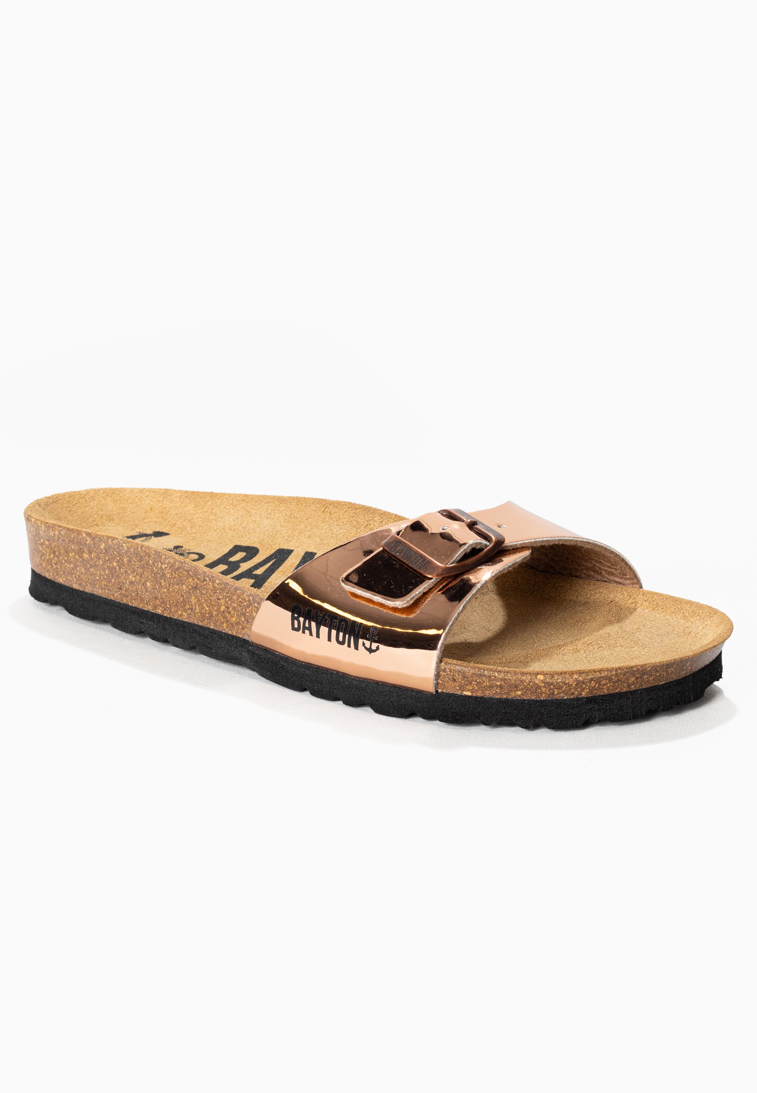 Zephyr Rose Gold 1 Strap Sandals