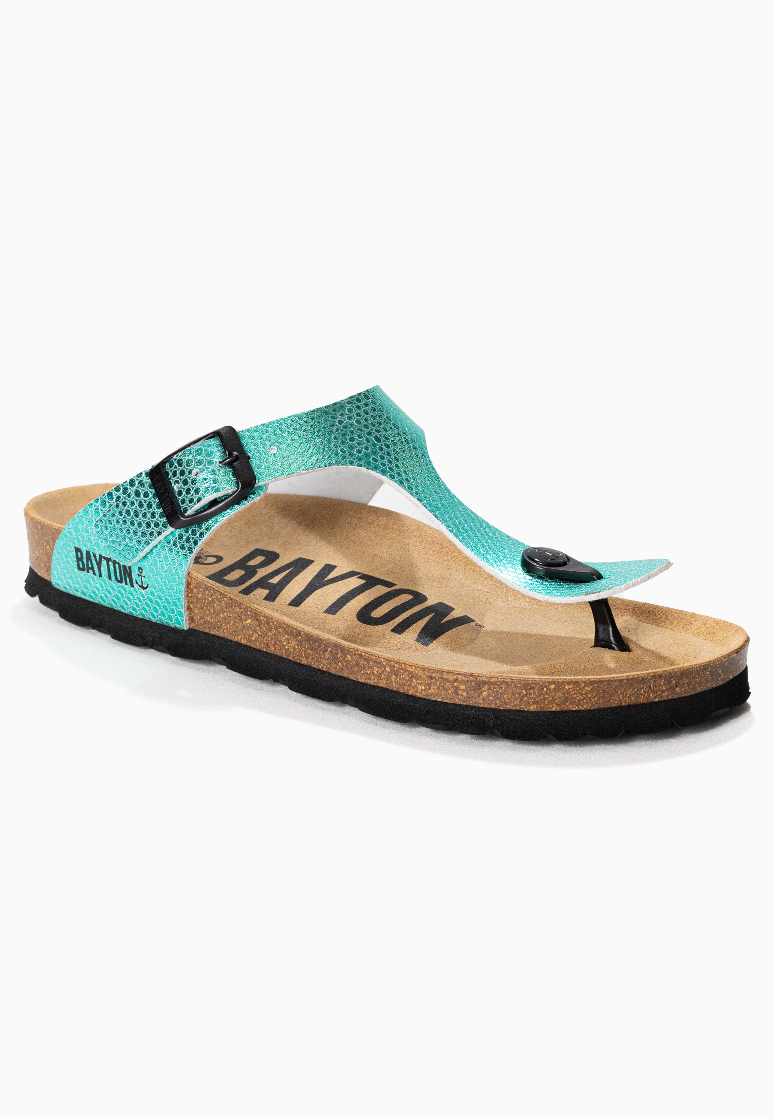 Mercury Mint Toe-Thong Sandals