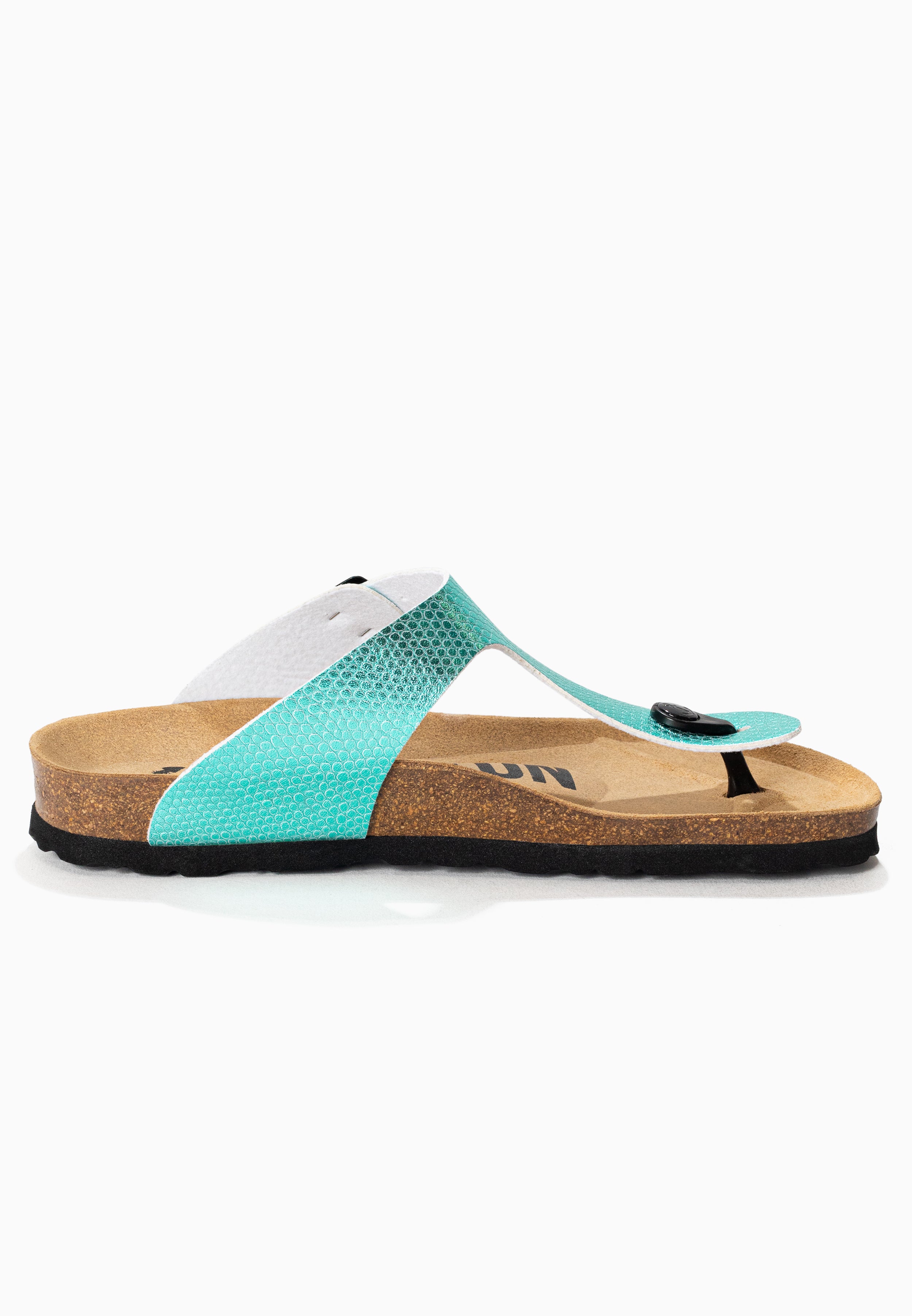 Mercury Mint Toe-Thong Sandals