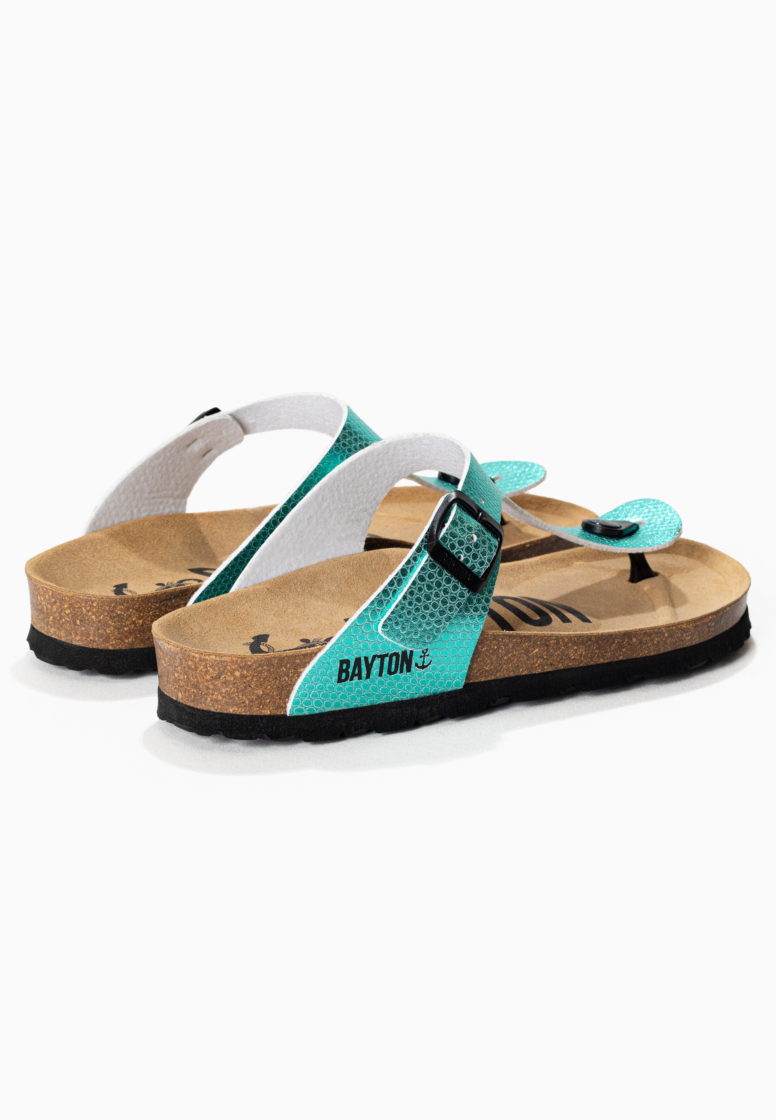 Mercury Mint Toe-Thong Sandals