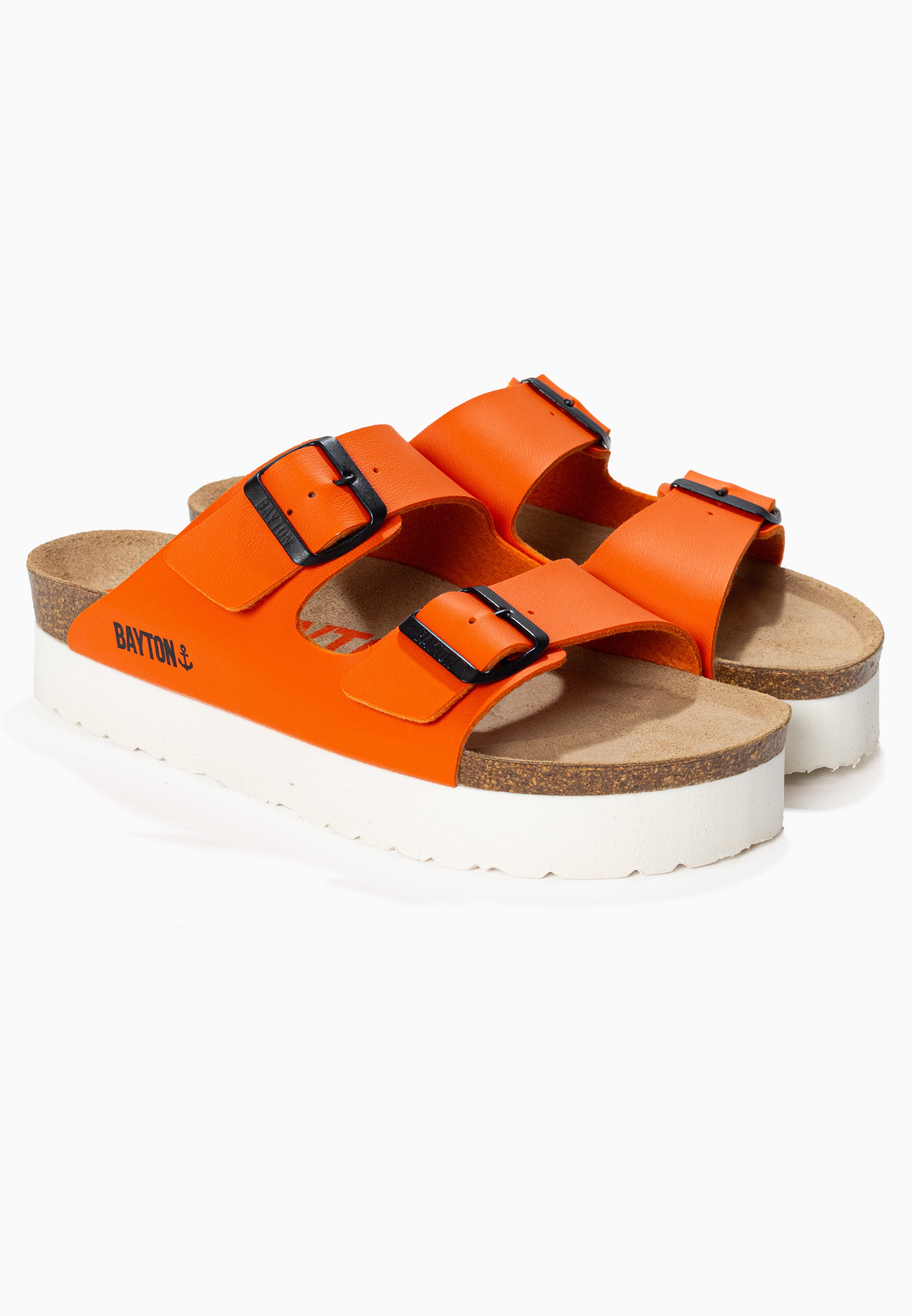 Japet Orange Platform Sandals