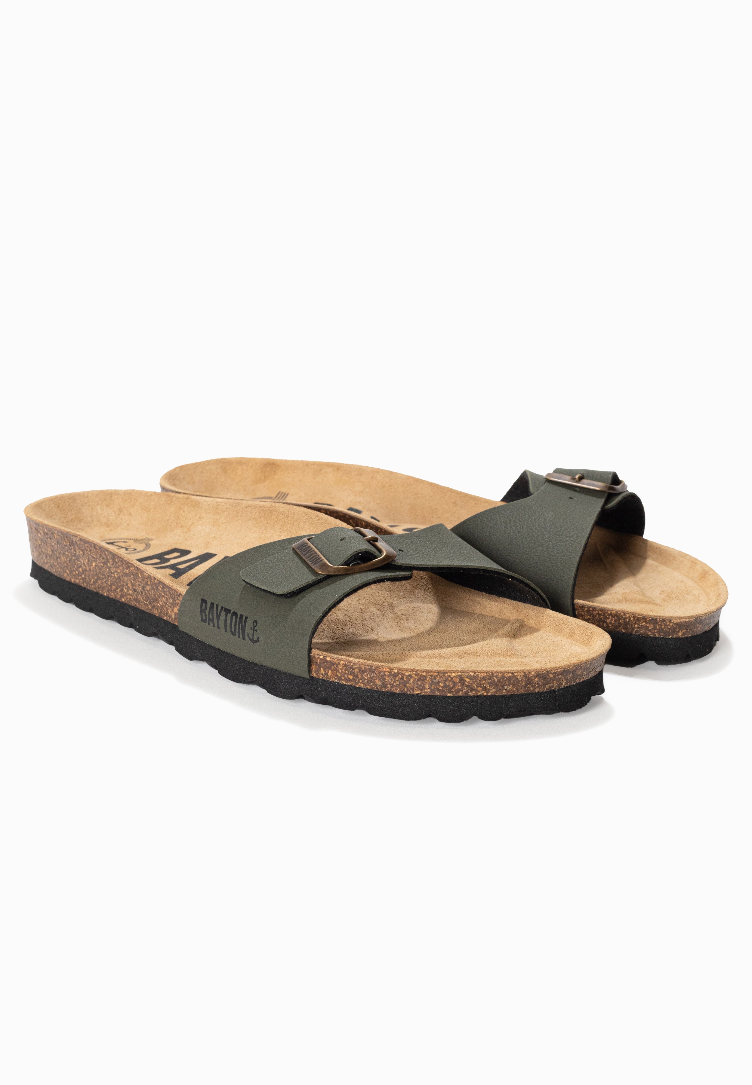 Zephyr Khaki 1 Strap Sandals