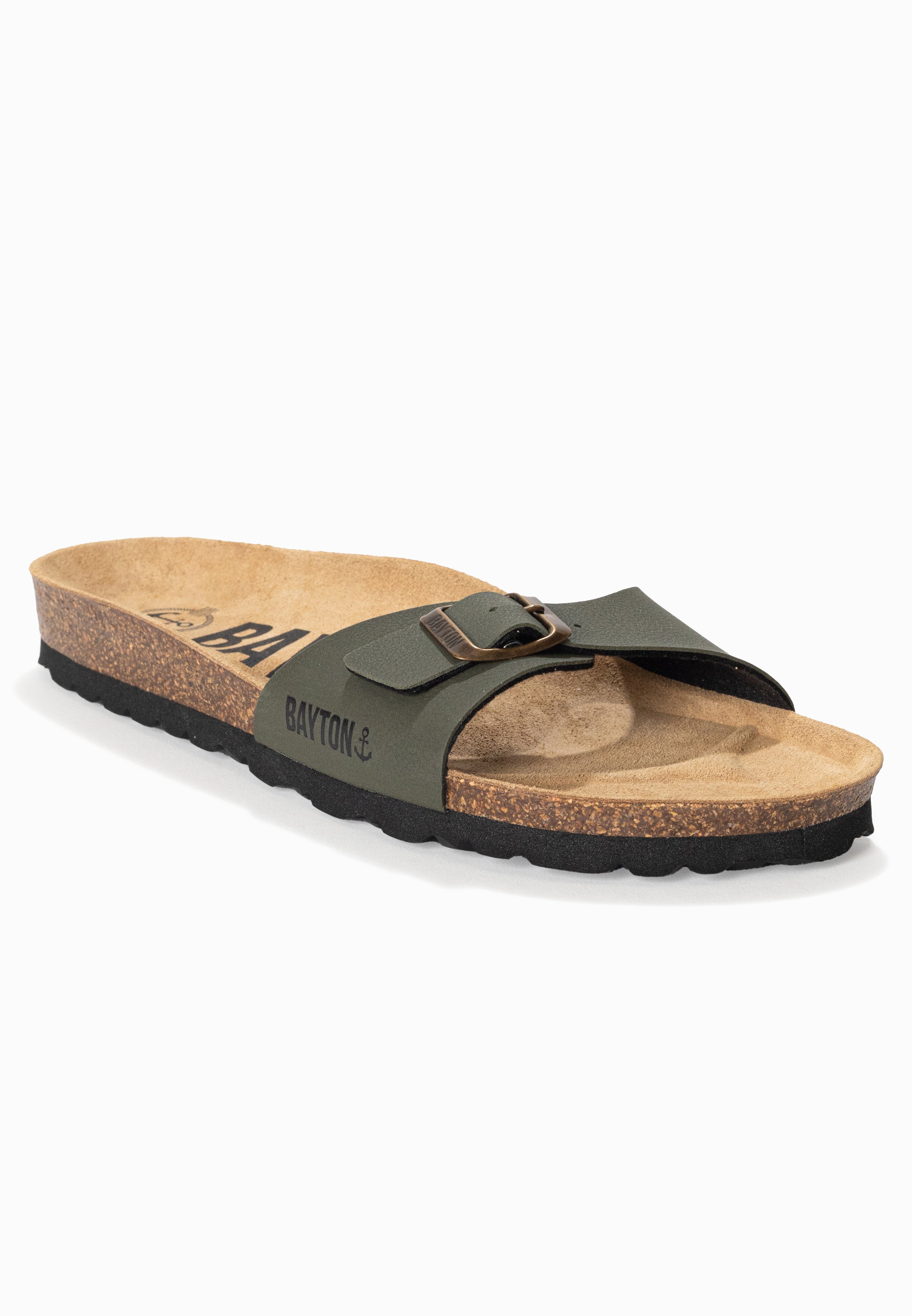 Zephyr Khaki 1 Strap Sandals