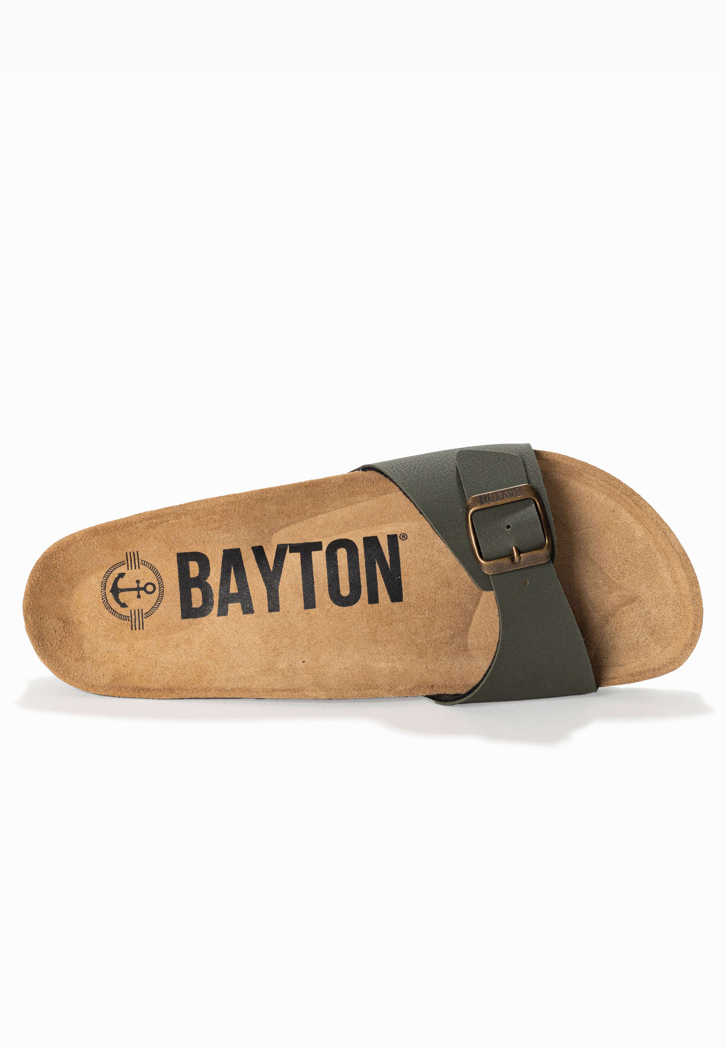 Zephyr Khaki 1 Strap Sandals