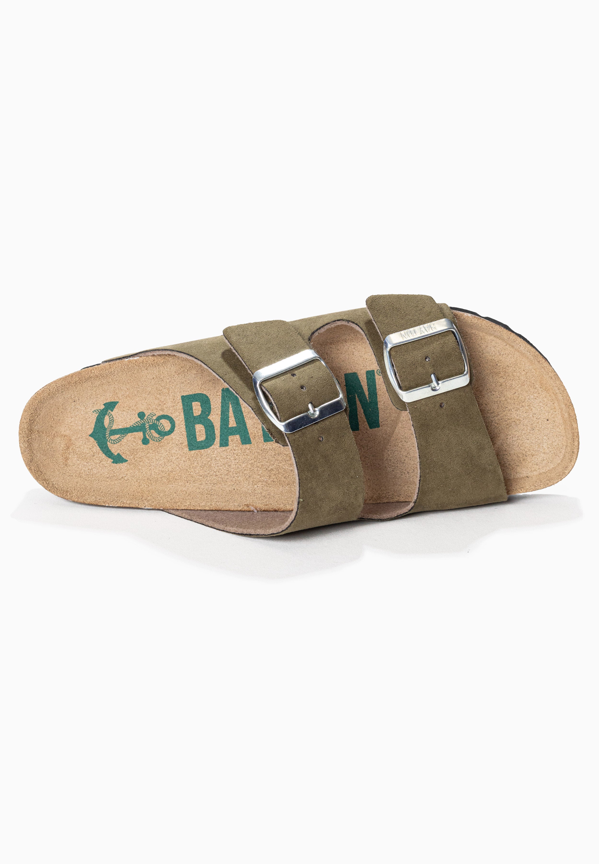 Atlas Khaki 2 Strap Sandals