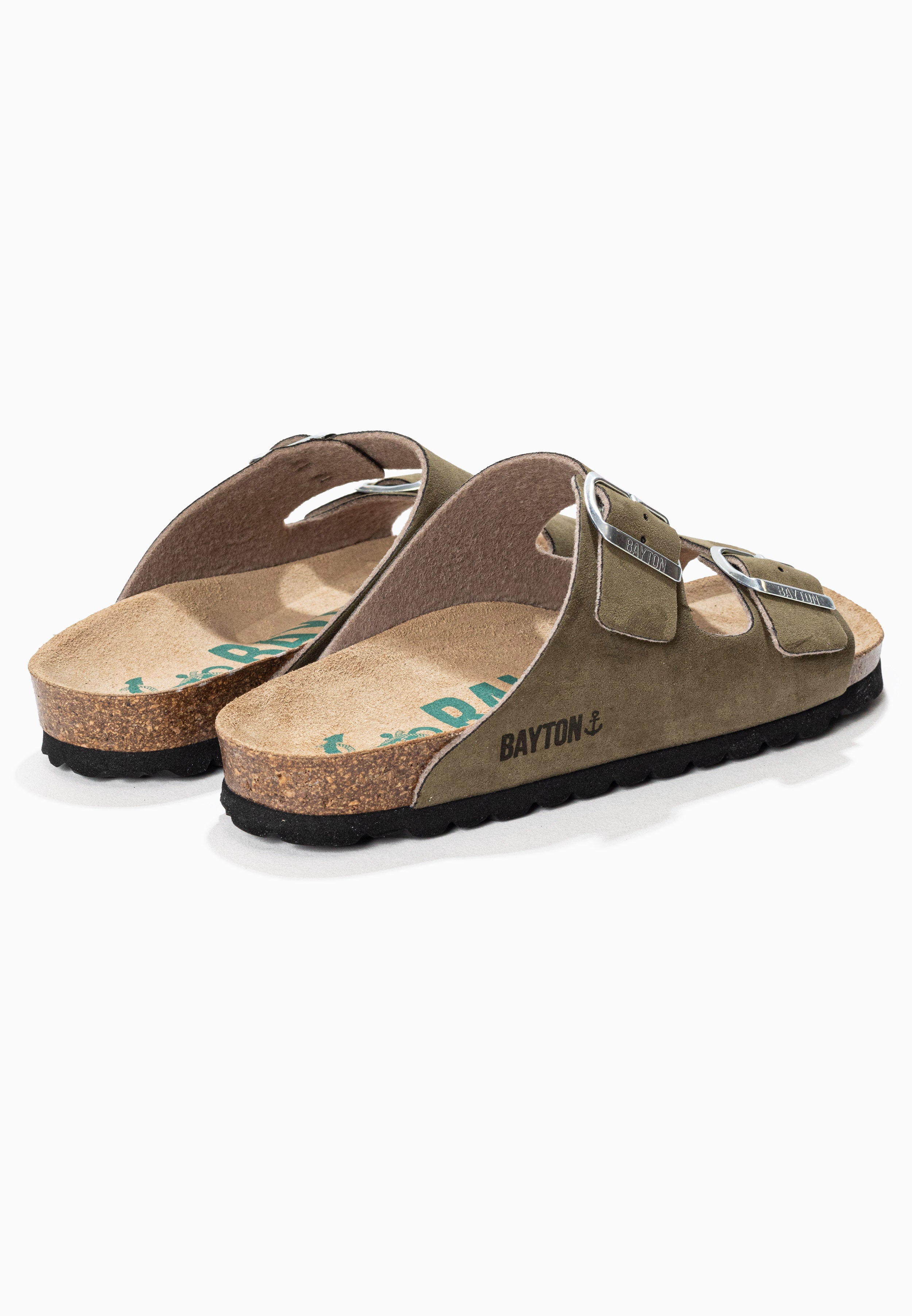 Atlas Khaki 2 Strap Sandals