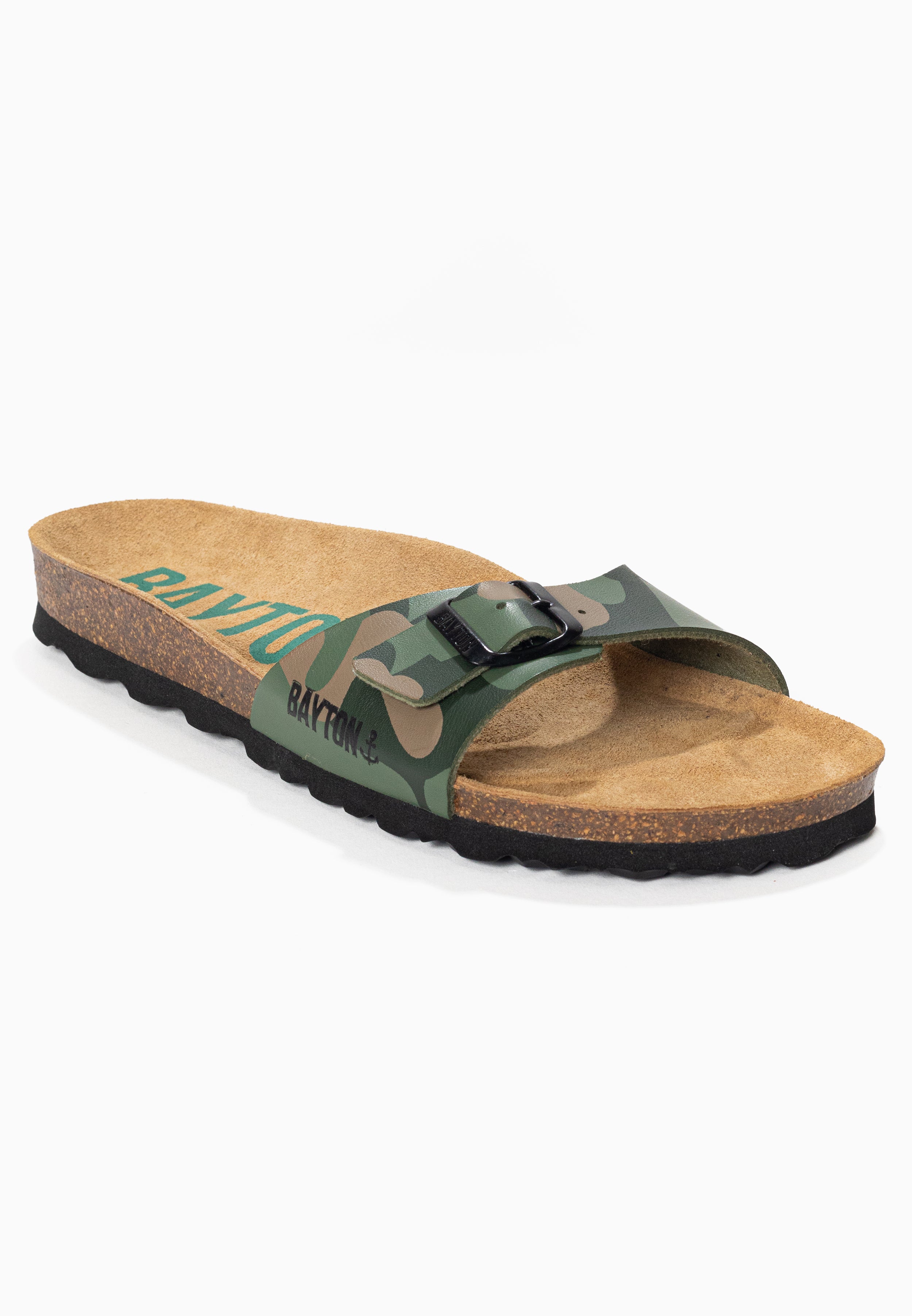 Zephyr Khaki Camouflage 1 Strap Sandals