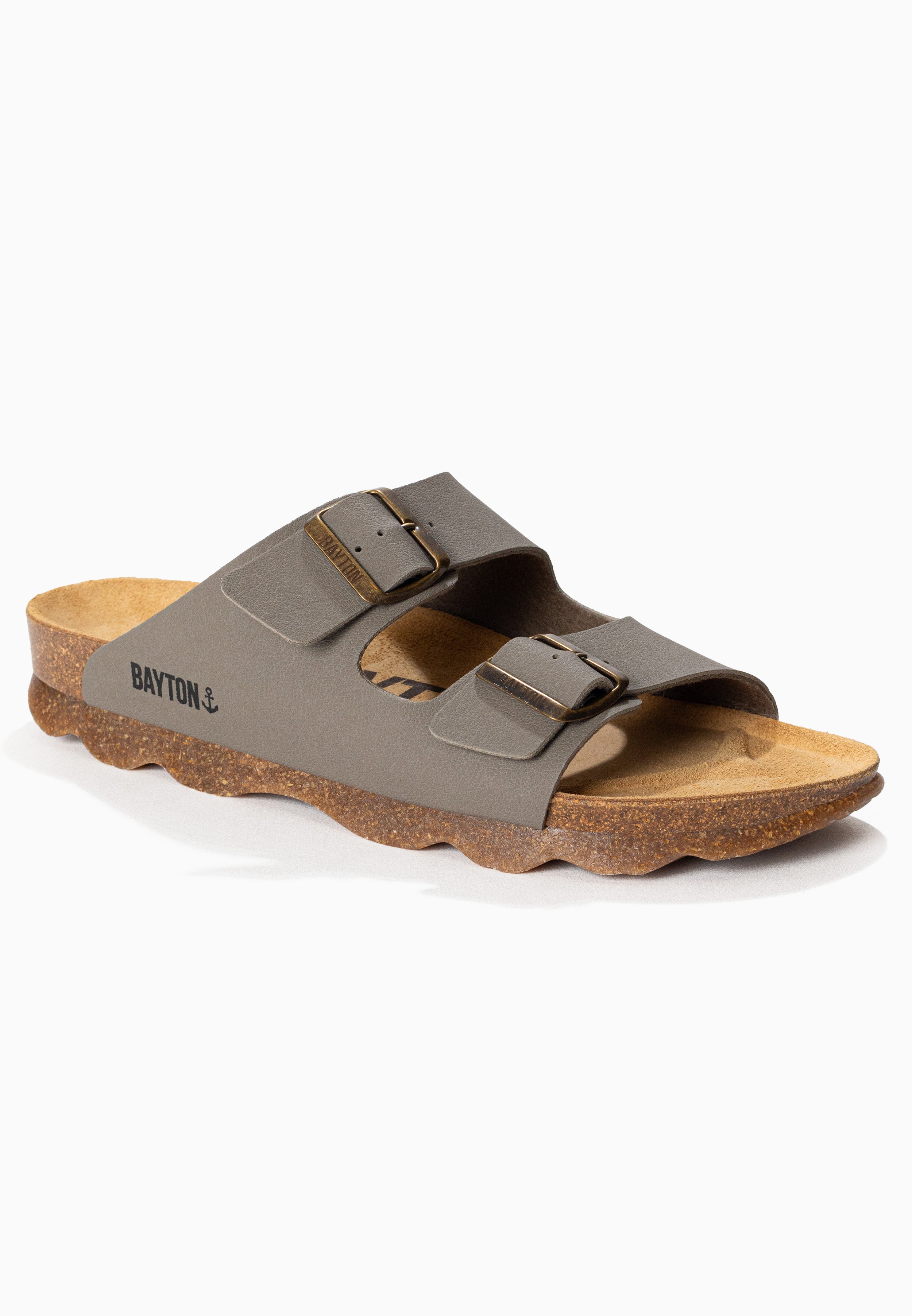 Atlas Taupe 2 Strap Sandals