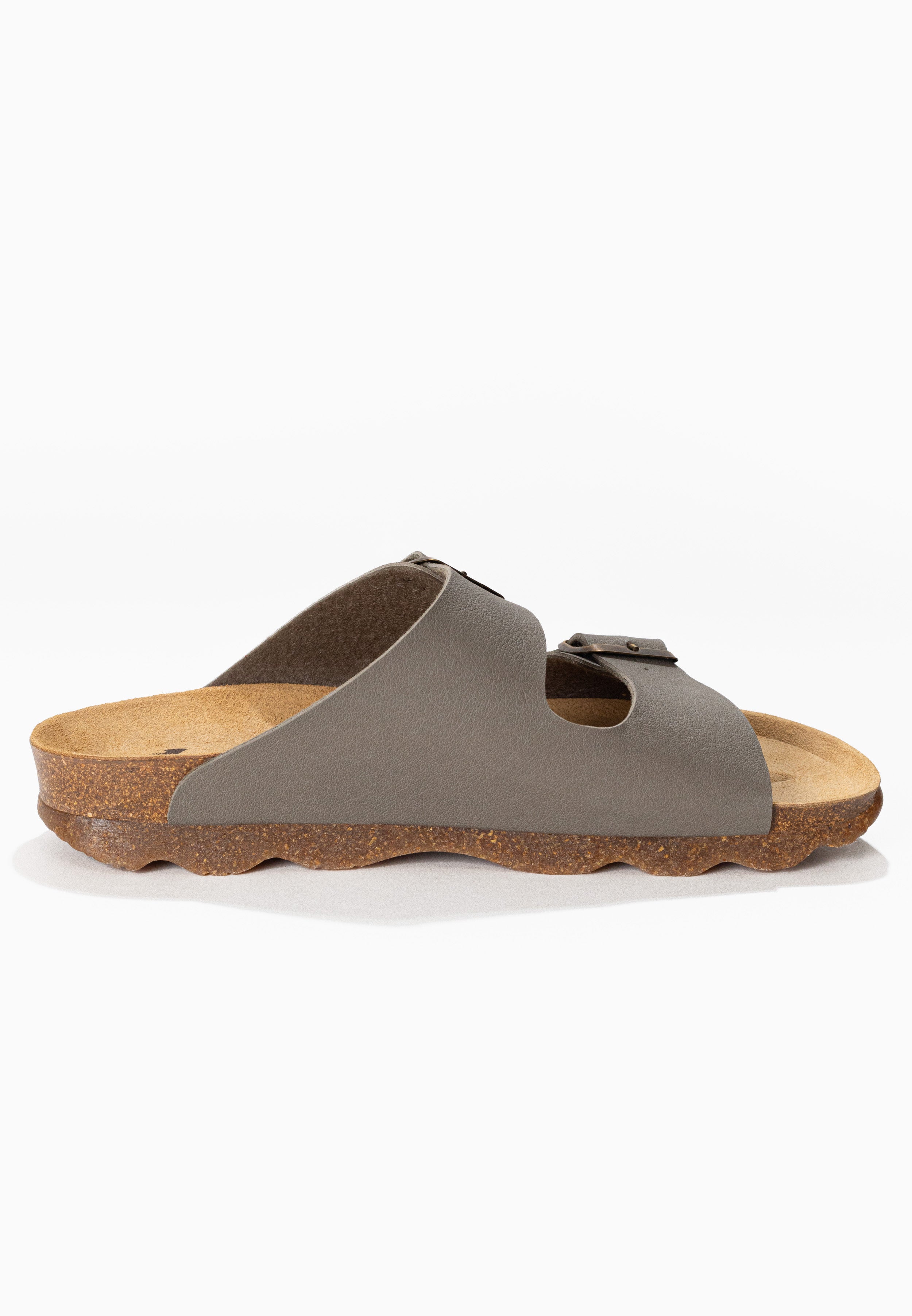 Atlas Taupe 2 Strap Sandals