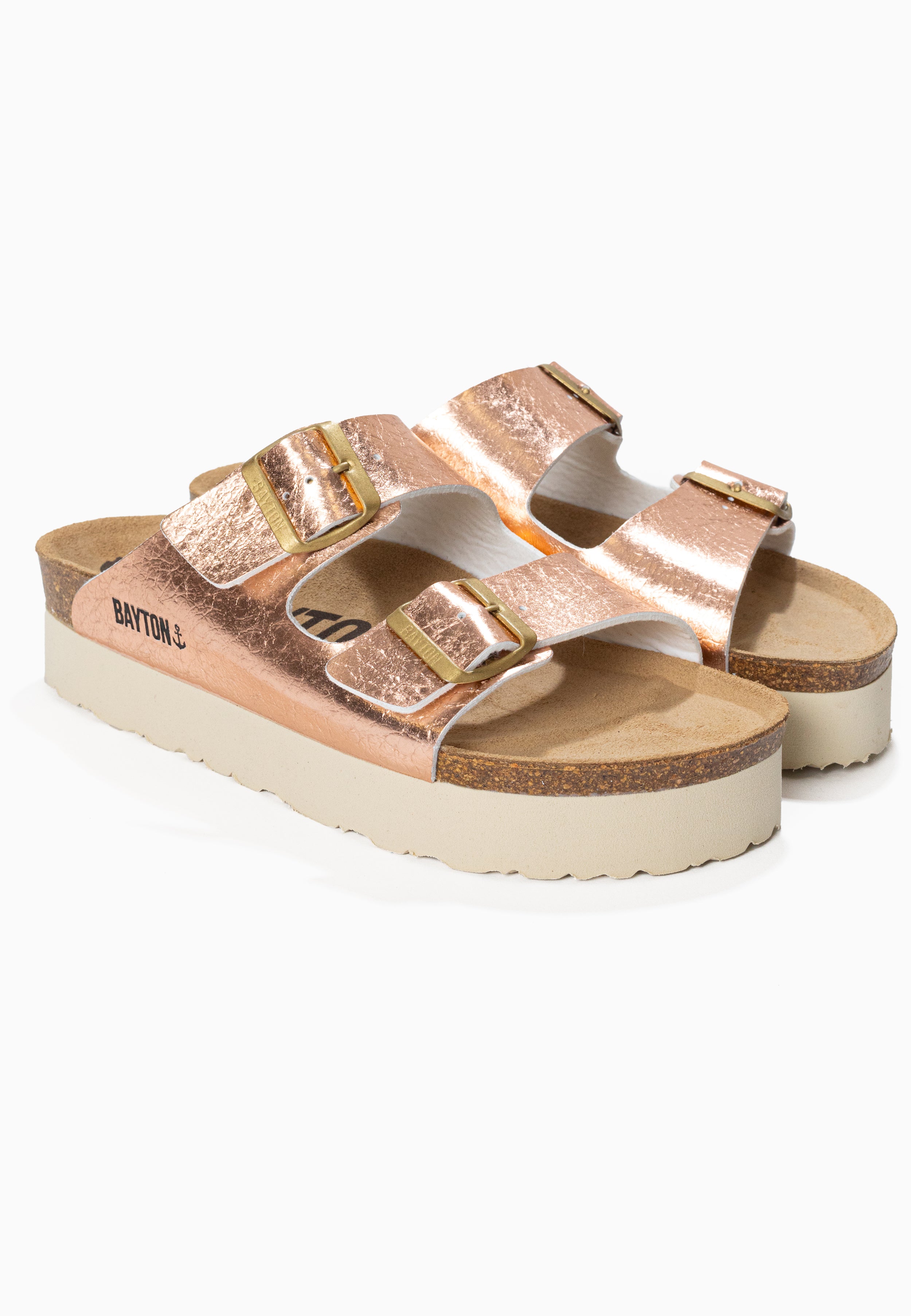 Japet Rose Gold Platform Sandals