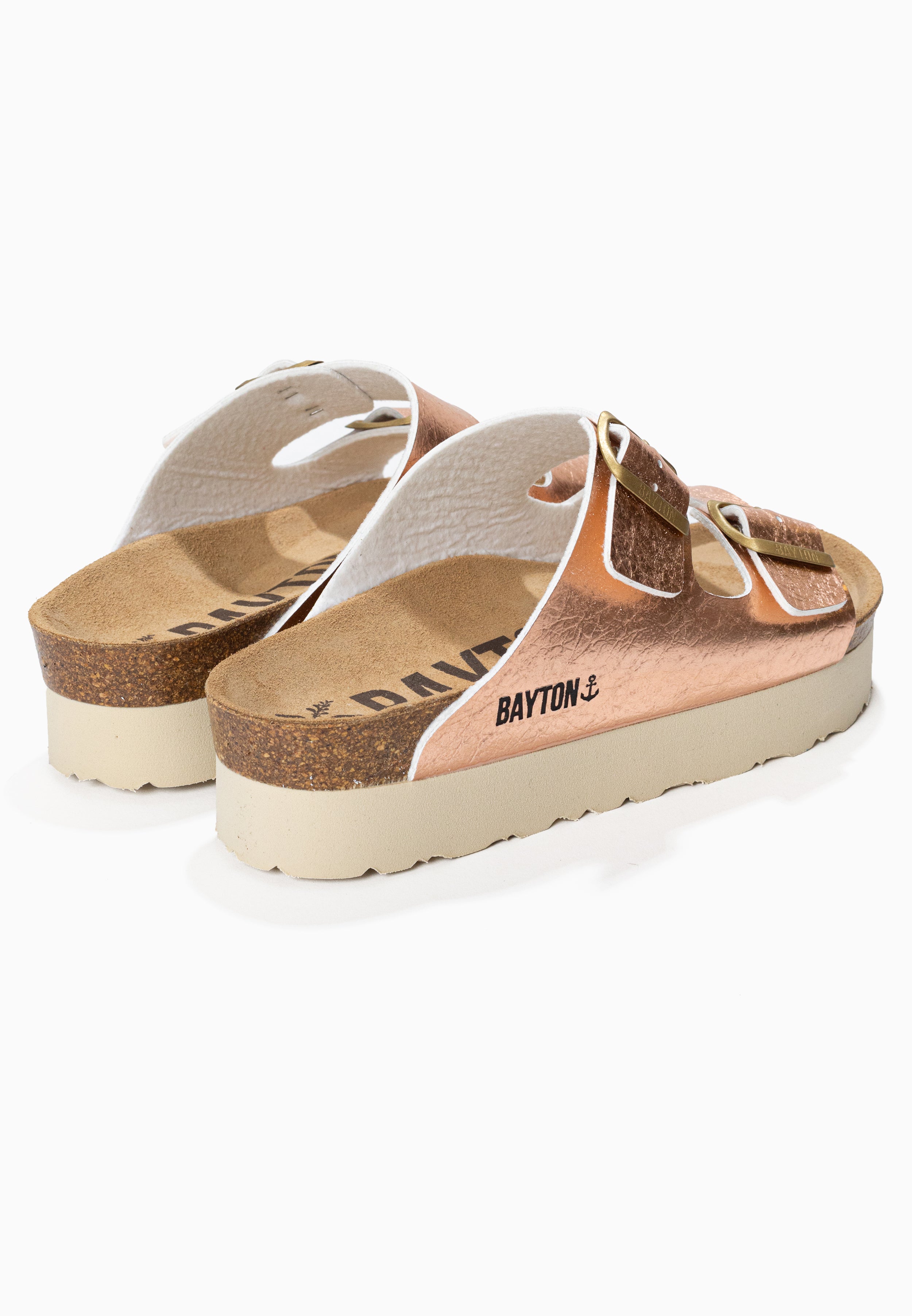 Sandalias Iapet en oro rosa