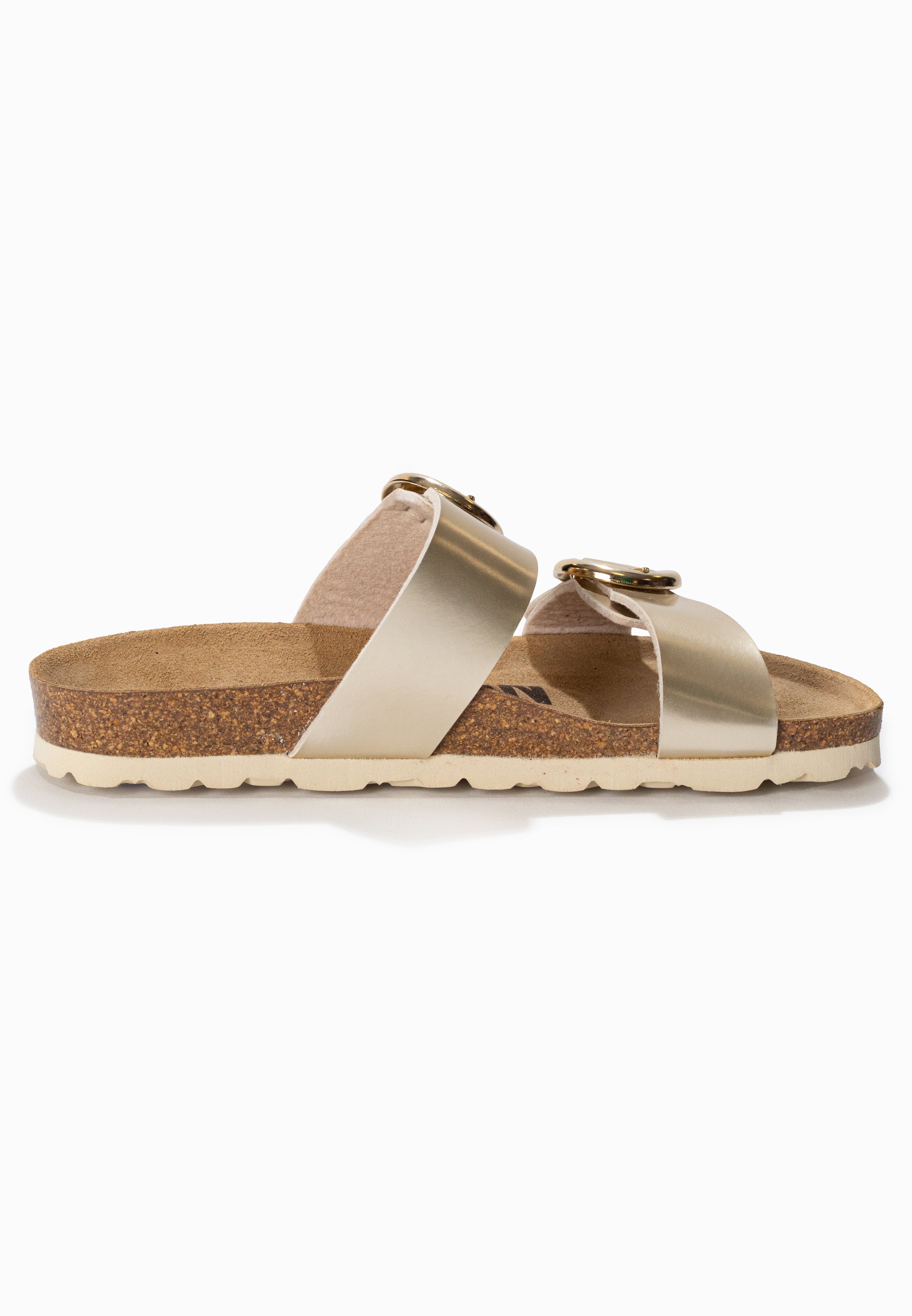 Lugo Gold 2 Strap Sandals