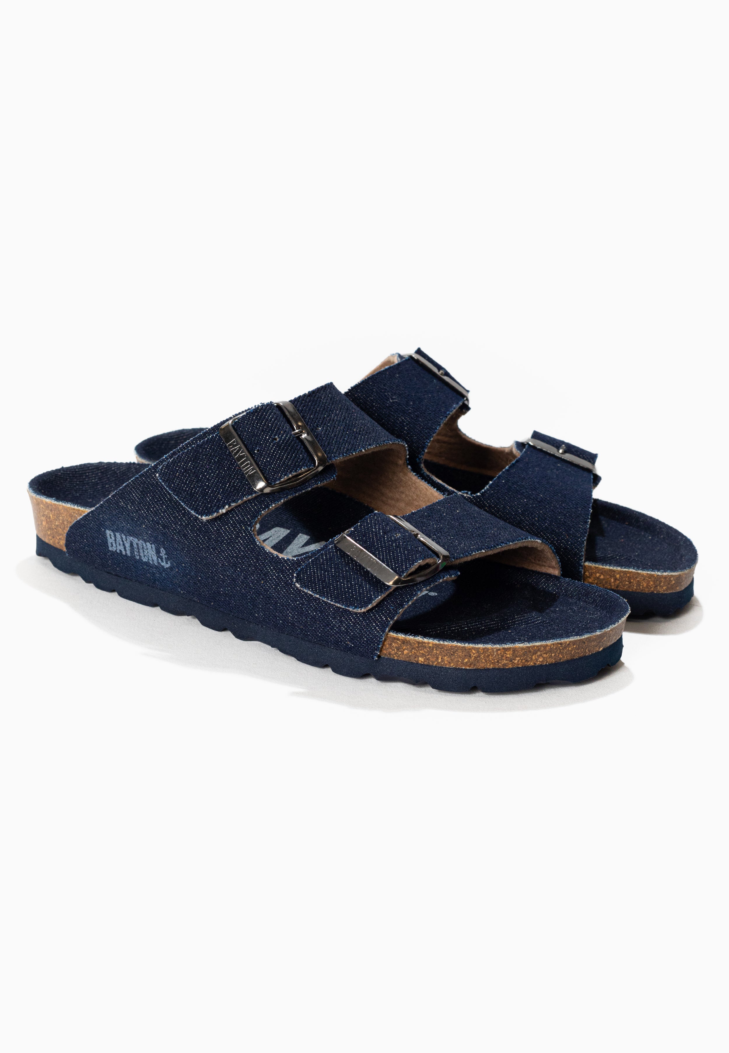 Sandales 2 Brides Atlas Bleu Marine