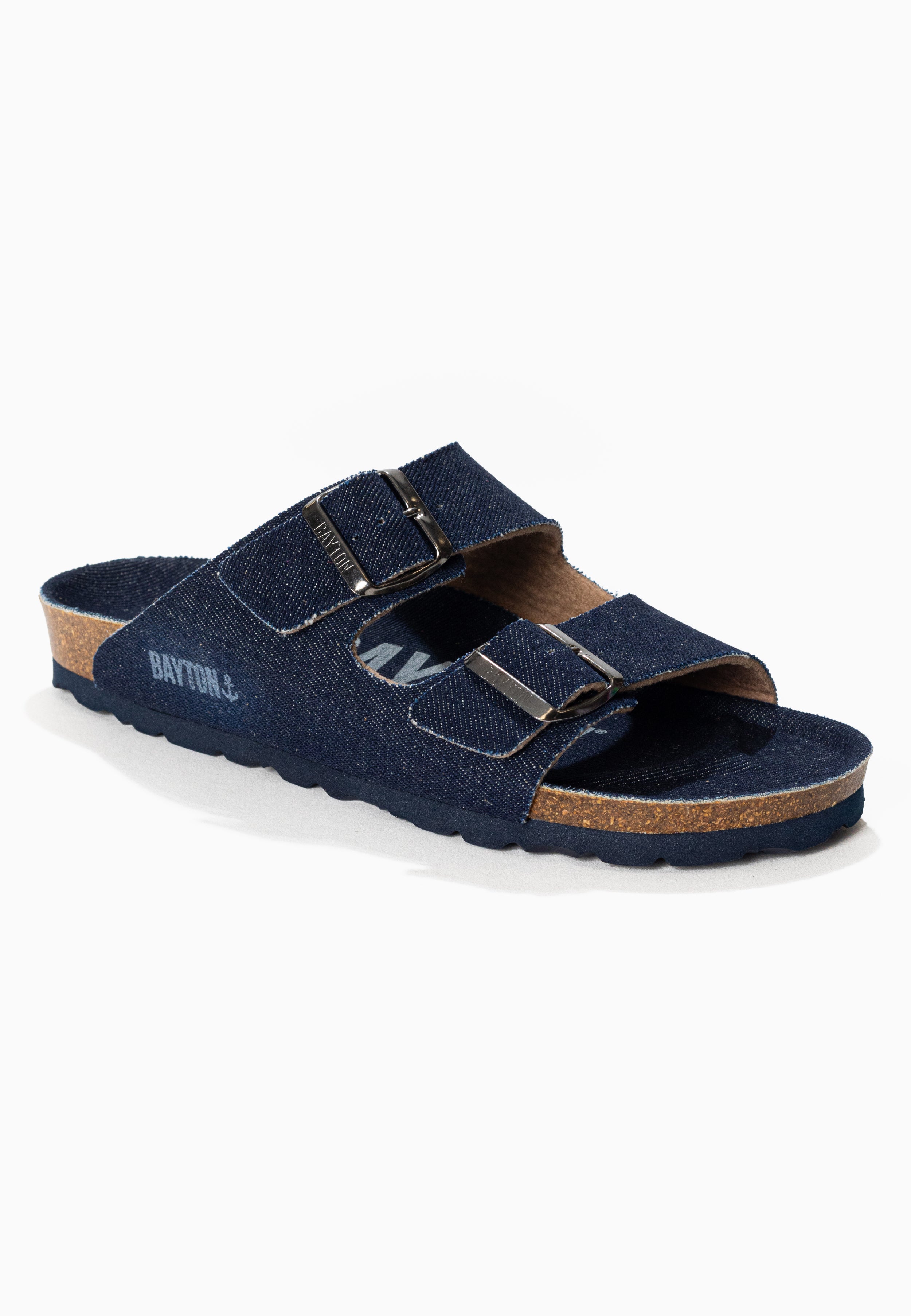 Sandales 2 Brides Atlas Bleu Marine