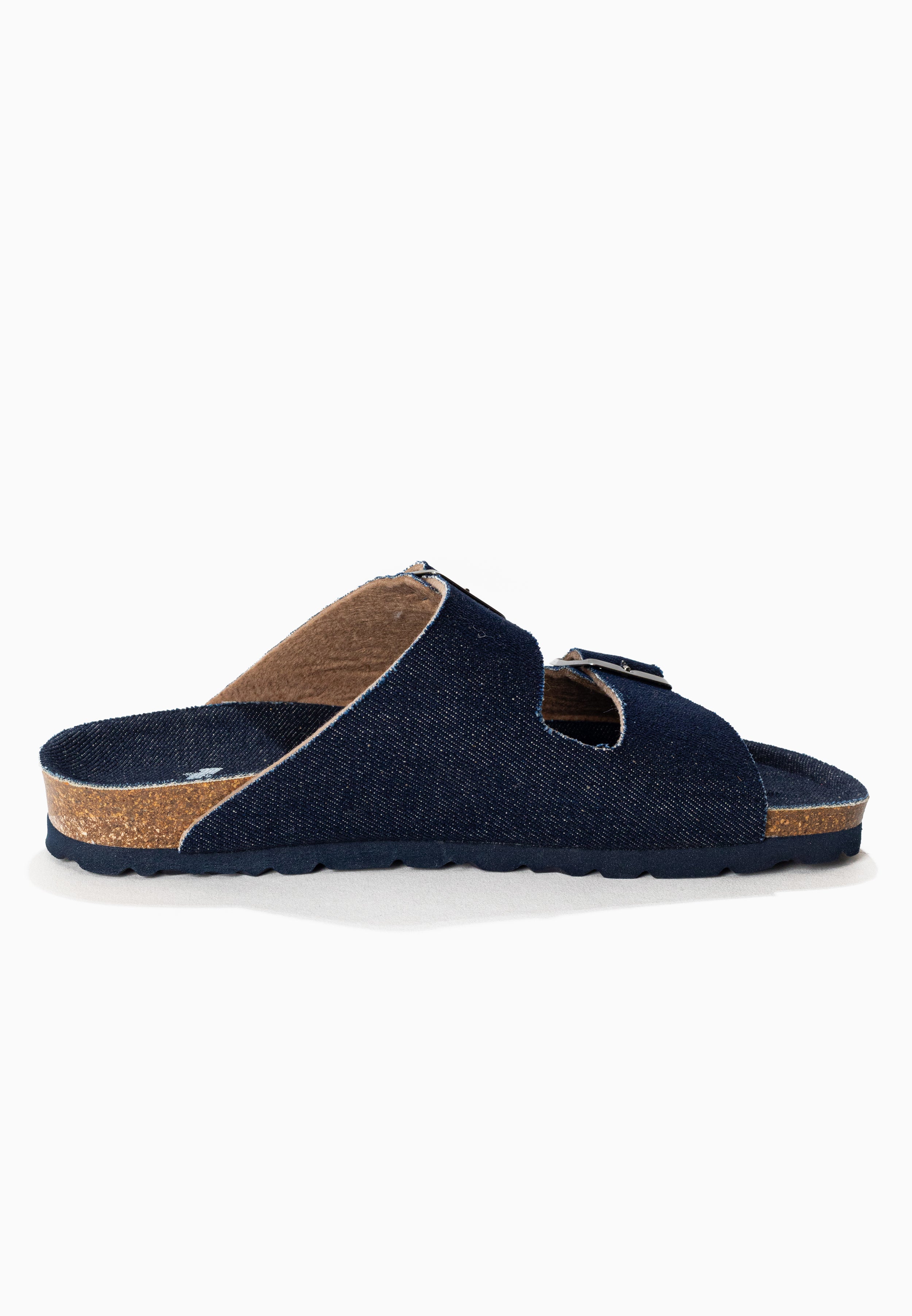 Atlas Navy Blue 2 Strap Sandals