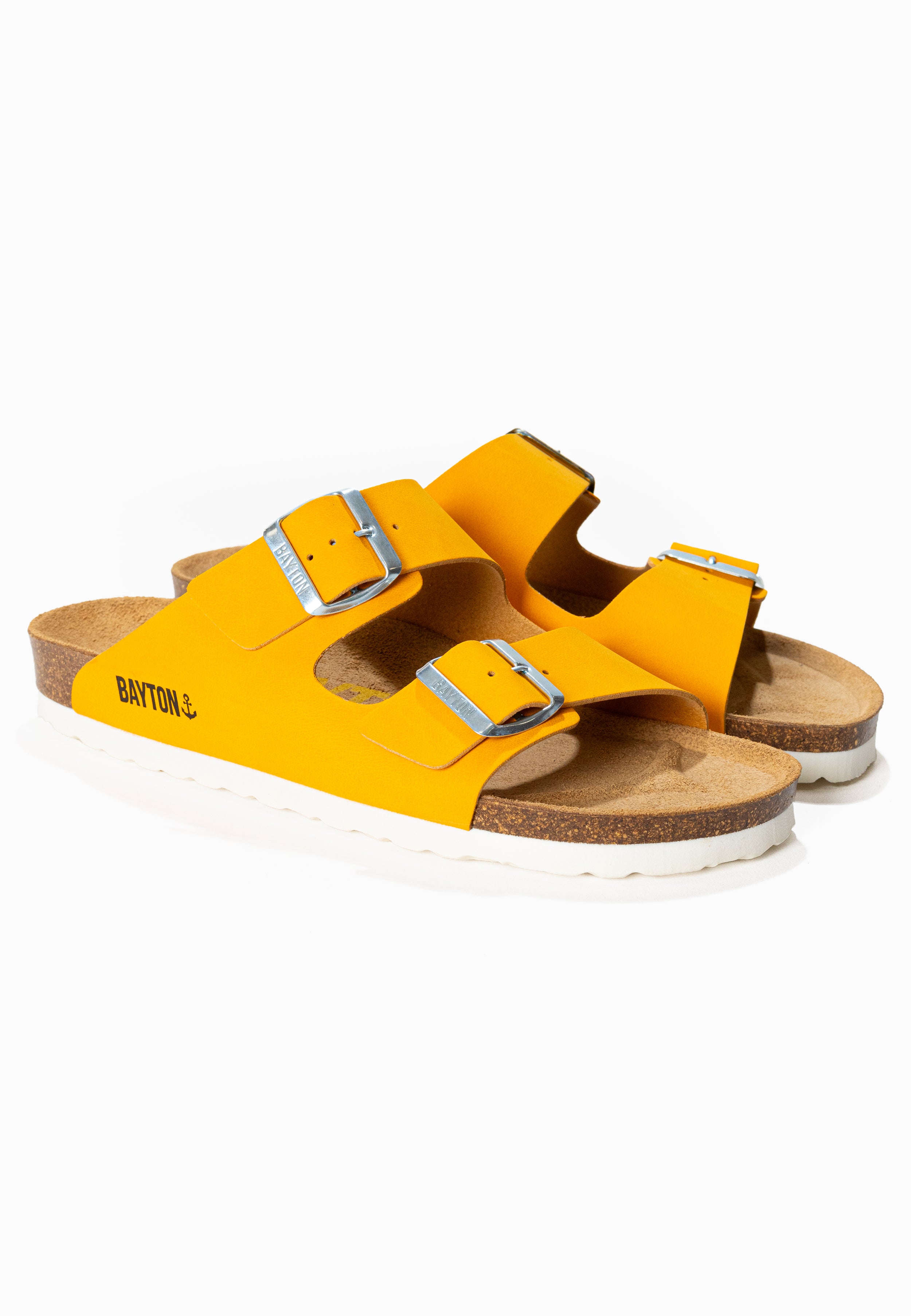 Atlas Yellow 2 Strap Sandals