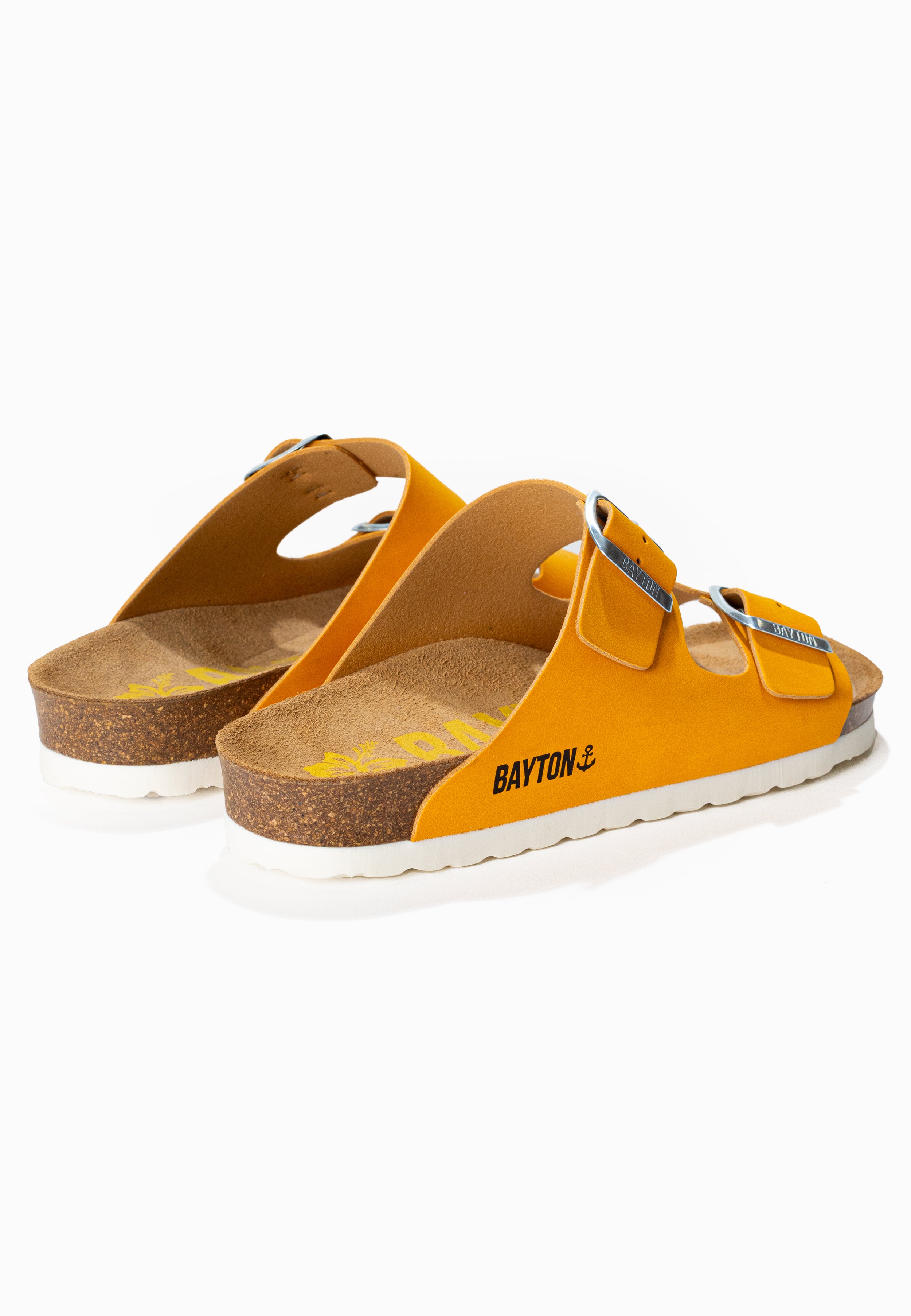 Atlas Yellow 2 Strap Sandals