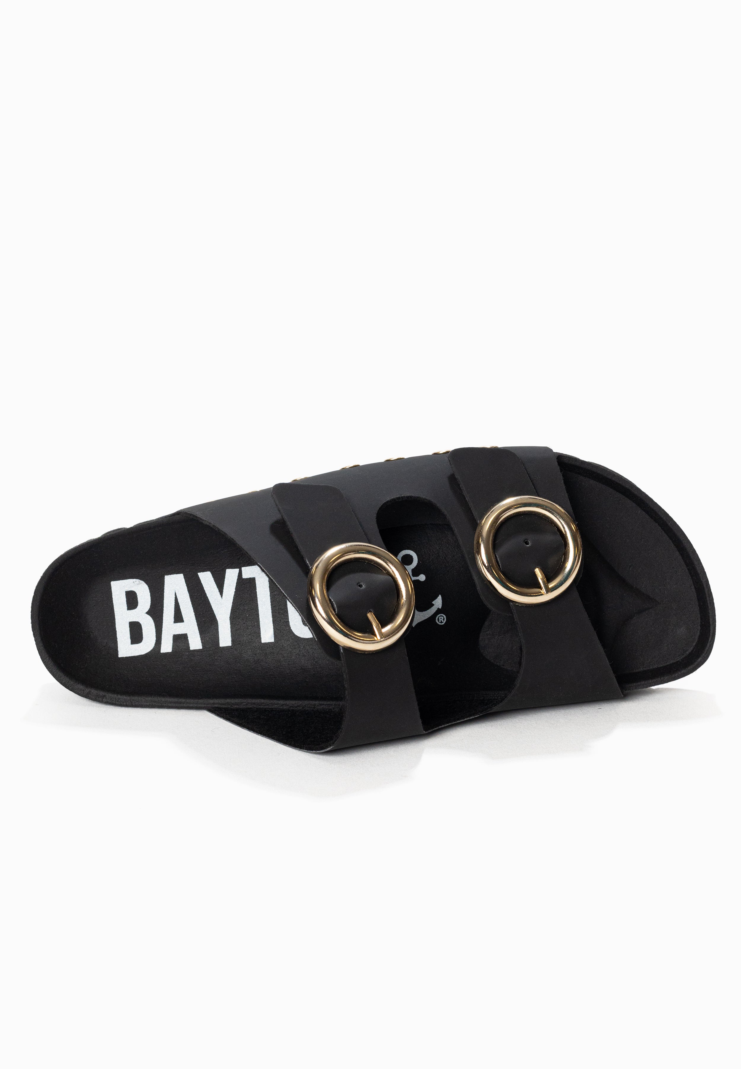 Black Barcelona 2 Strap Sandals