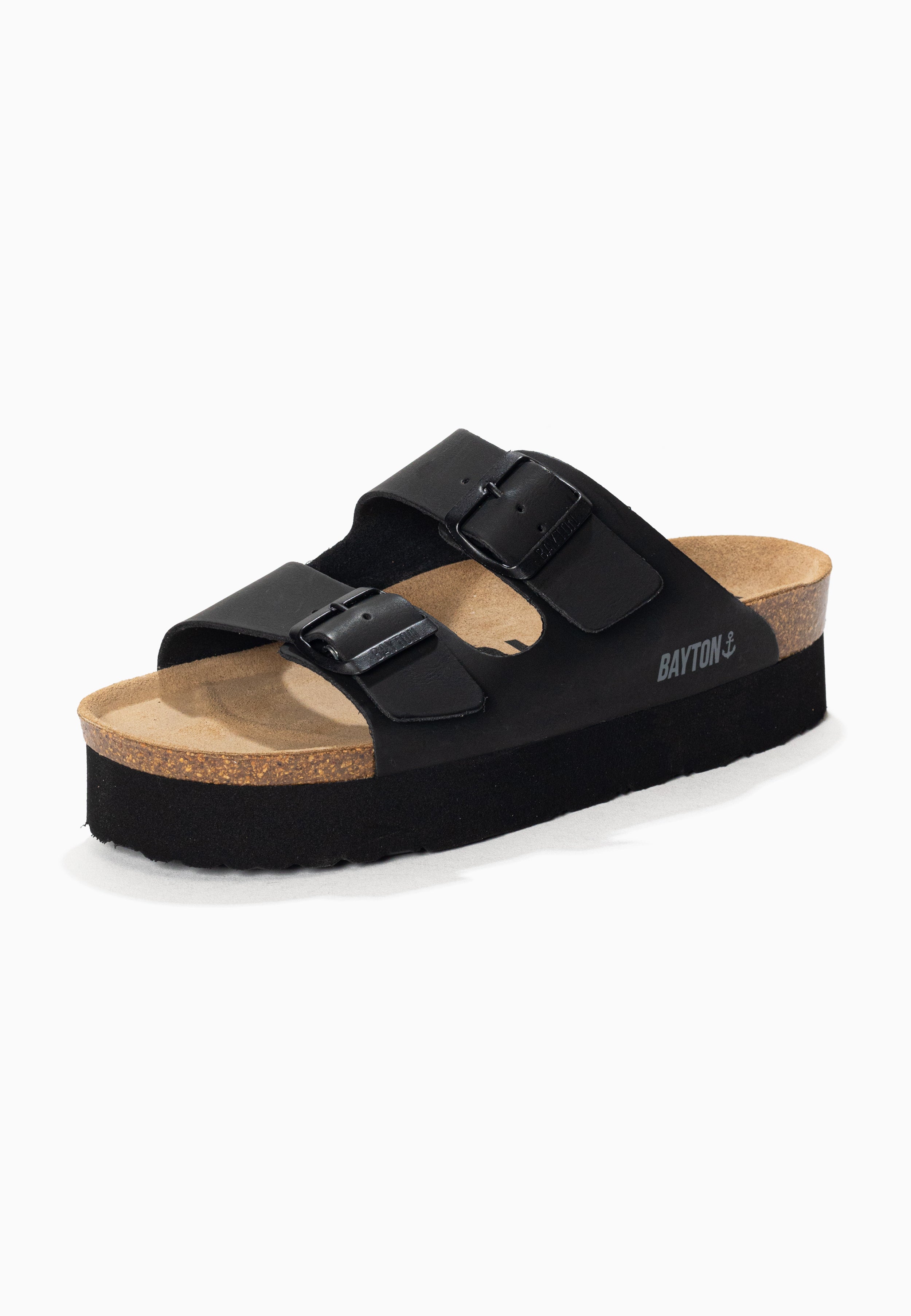 Black Japet Platform Sandals