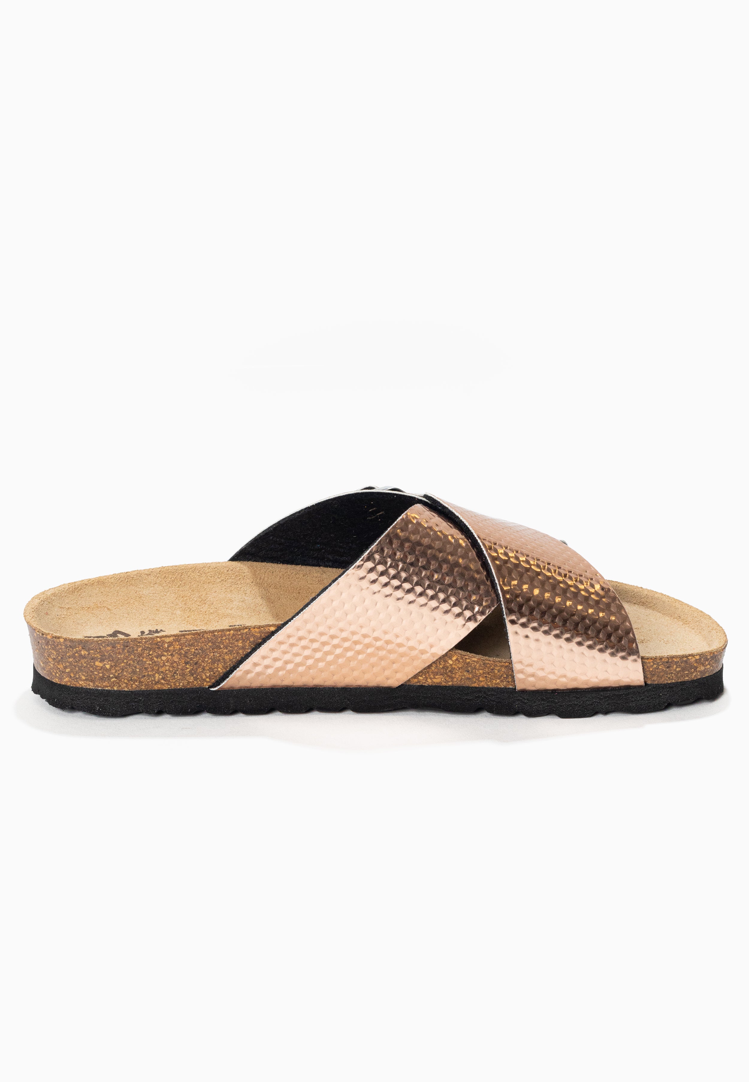 Era Rose Gold 2 Strap Sandals