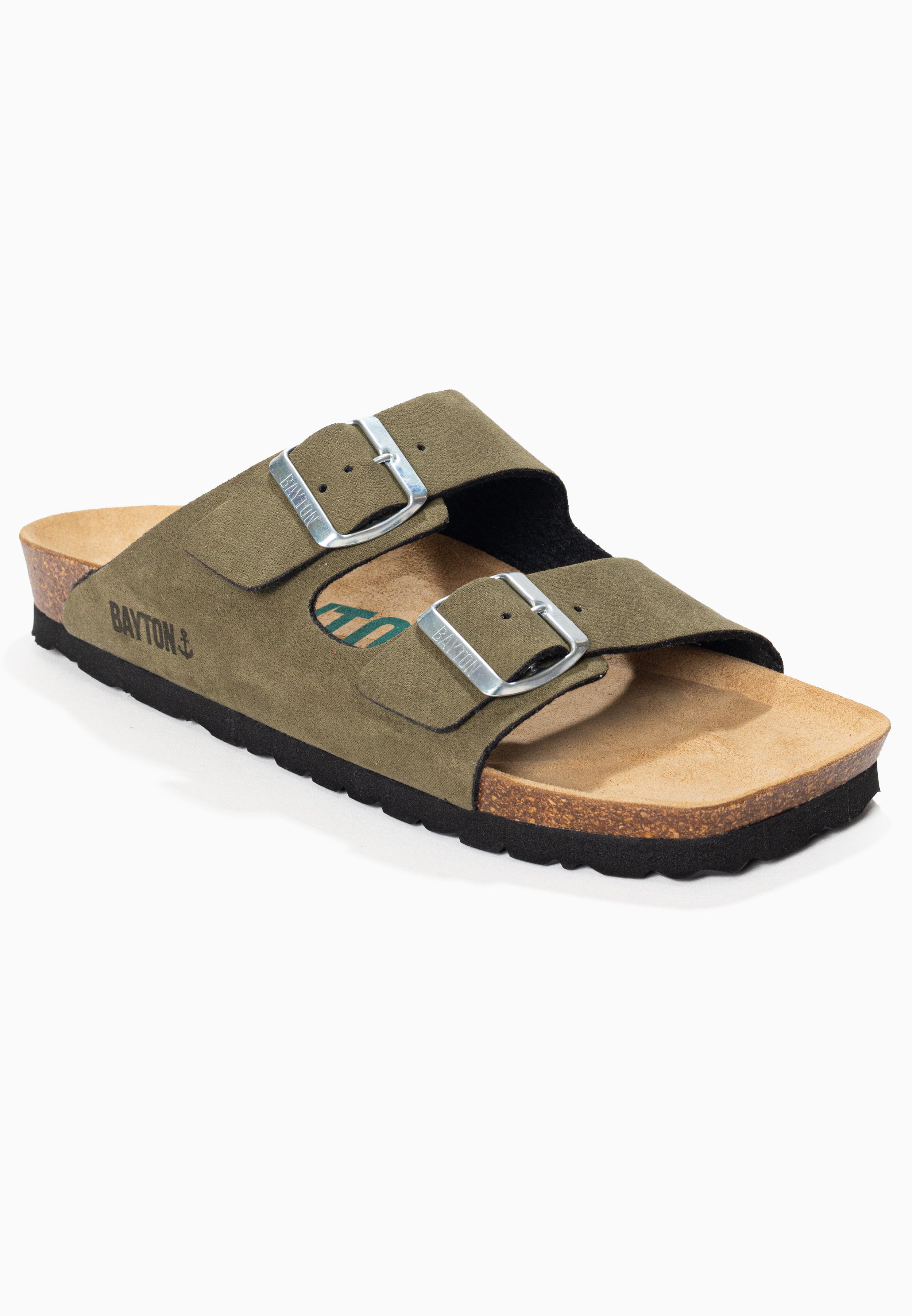 Atlas Khaki 2 Strap Sandals