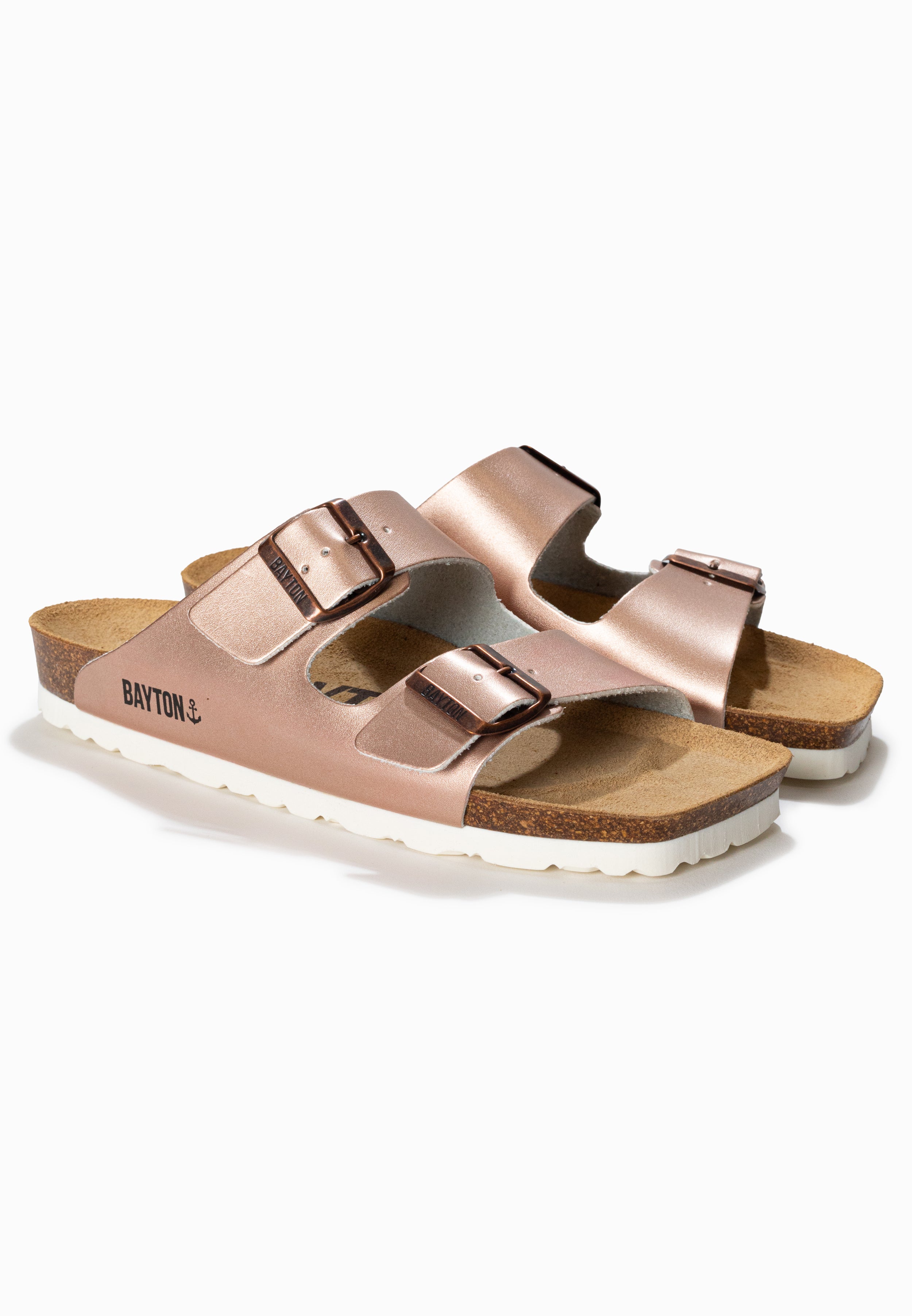 Sandalias Atlas en oro rosa