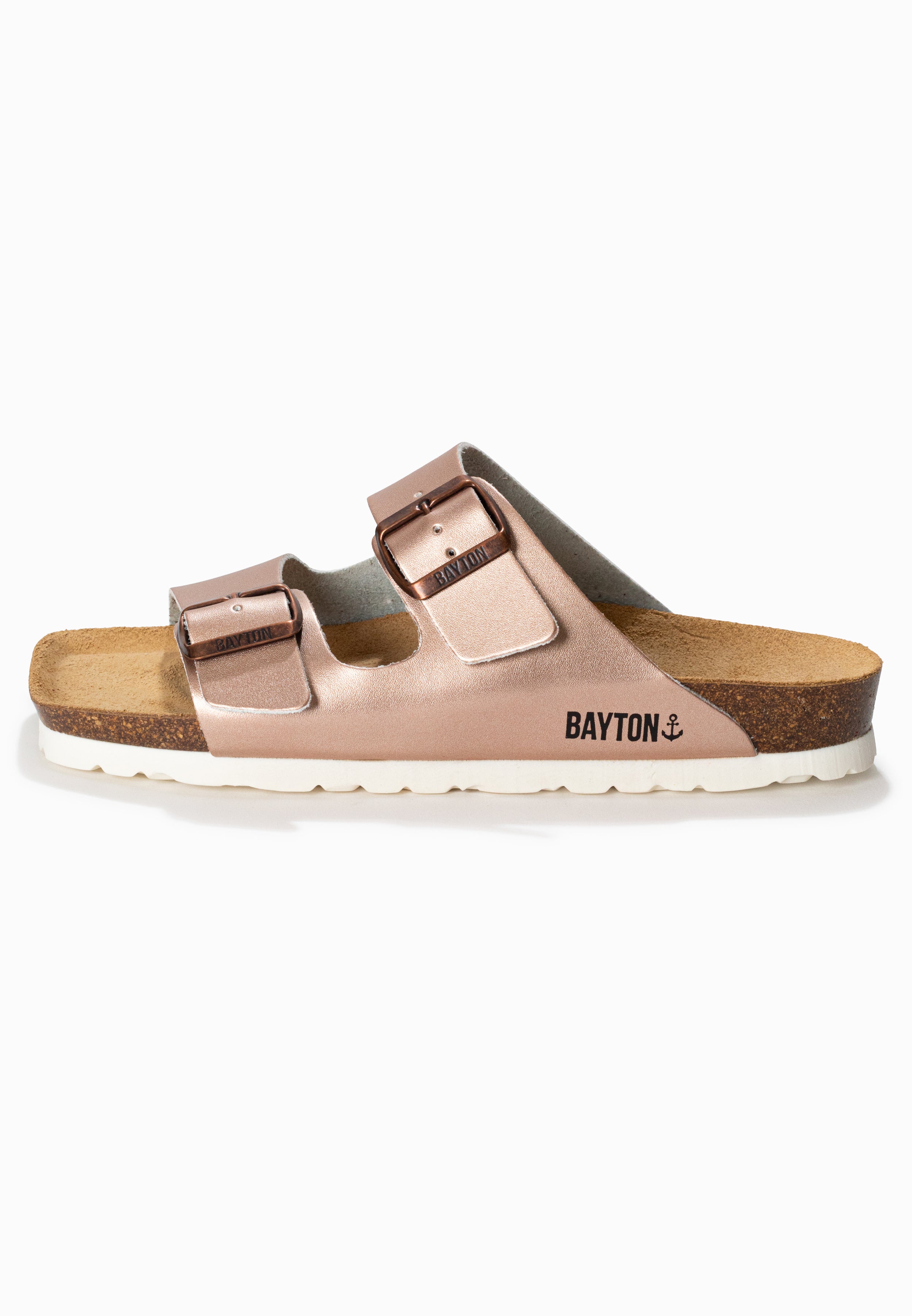 Atlas Rose Gold 2 Strap Sandals