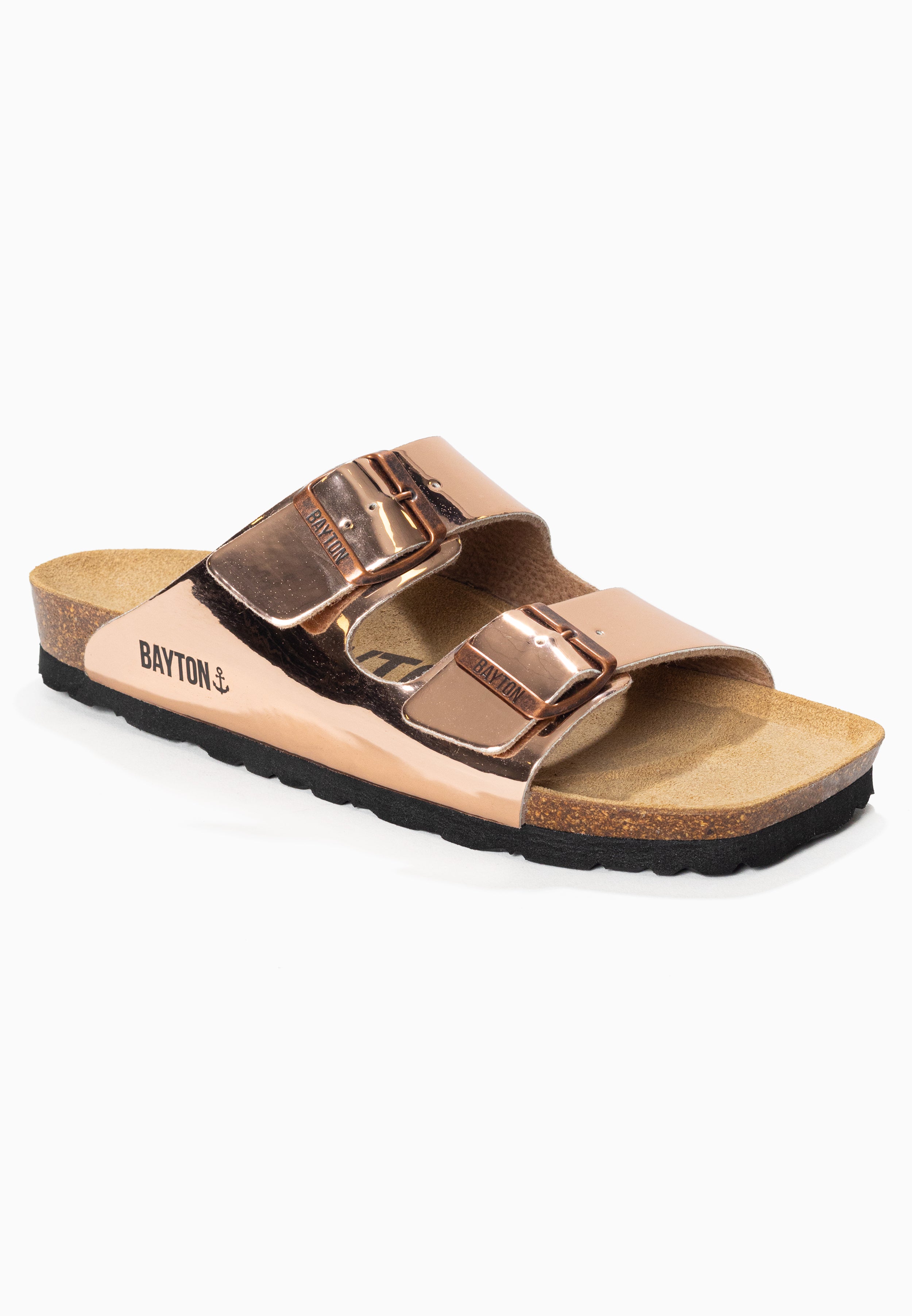 Atlas Rose Gold 2 Strap Sandals