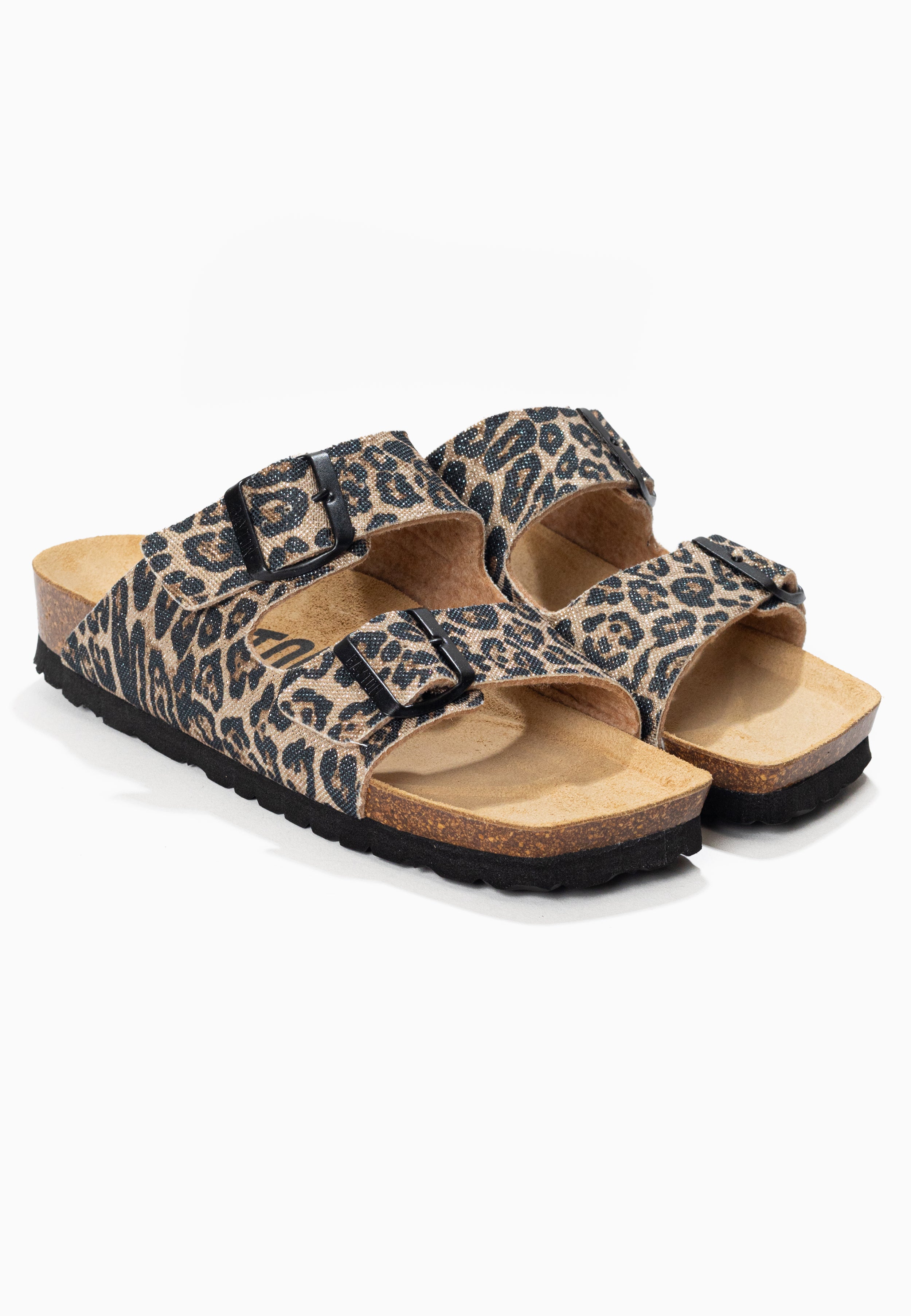 Atlas Leopard 2 Strap Sandals