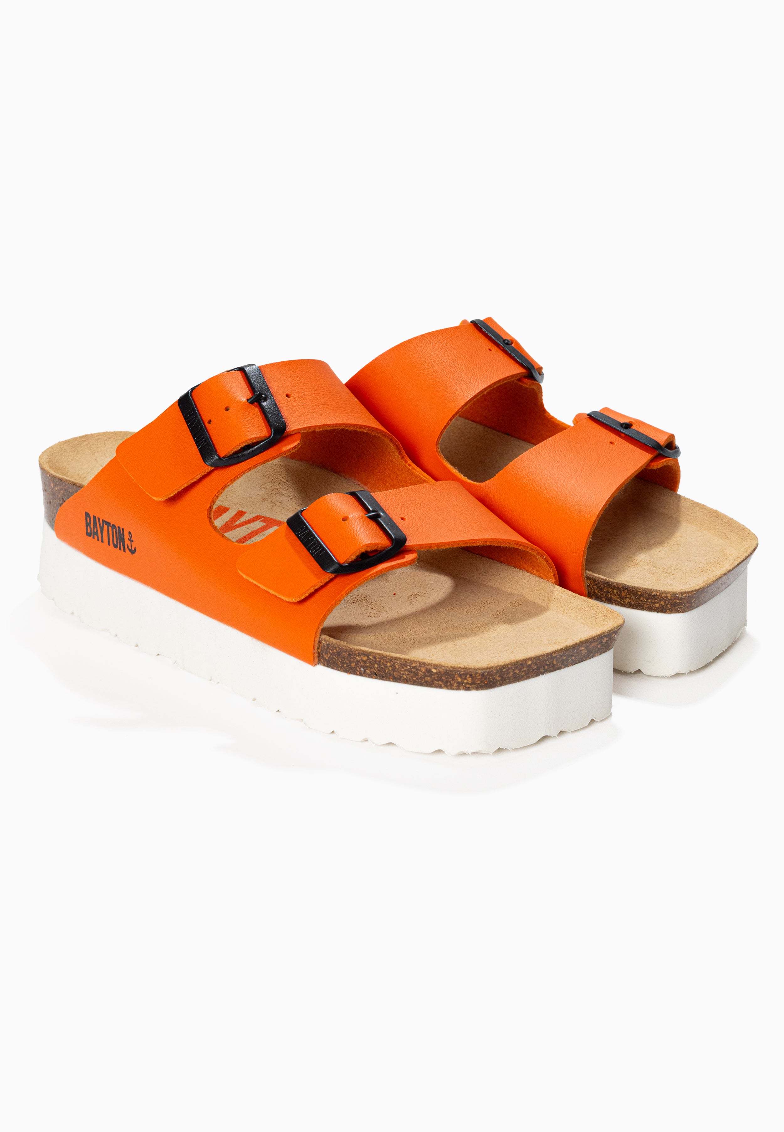 Japet Orange Platform Sandals