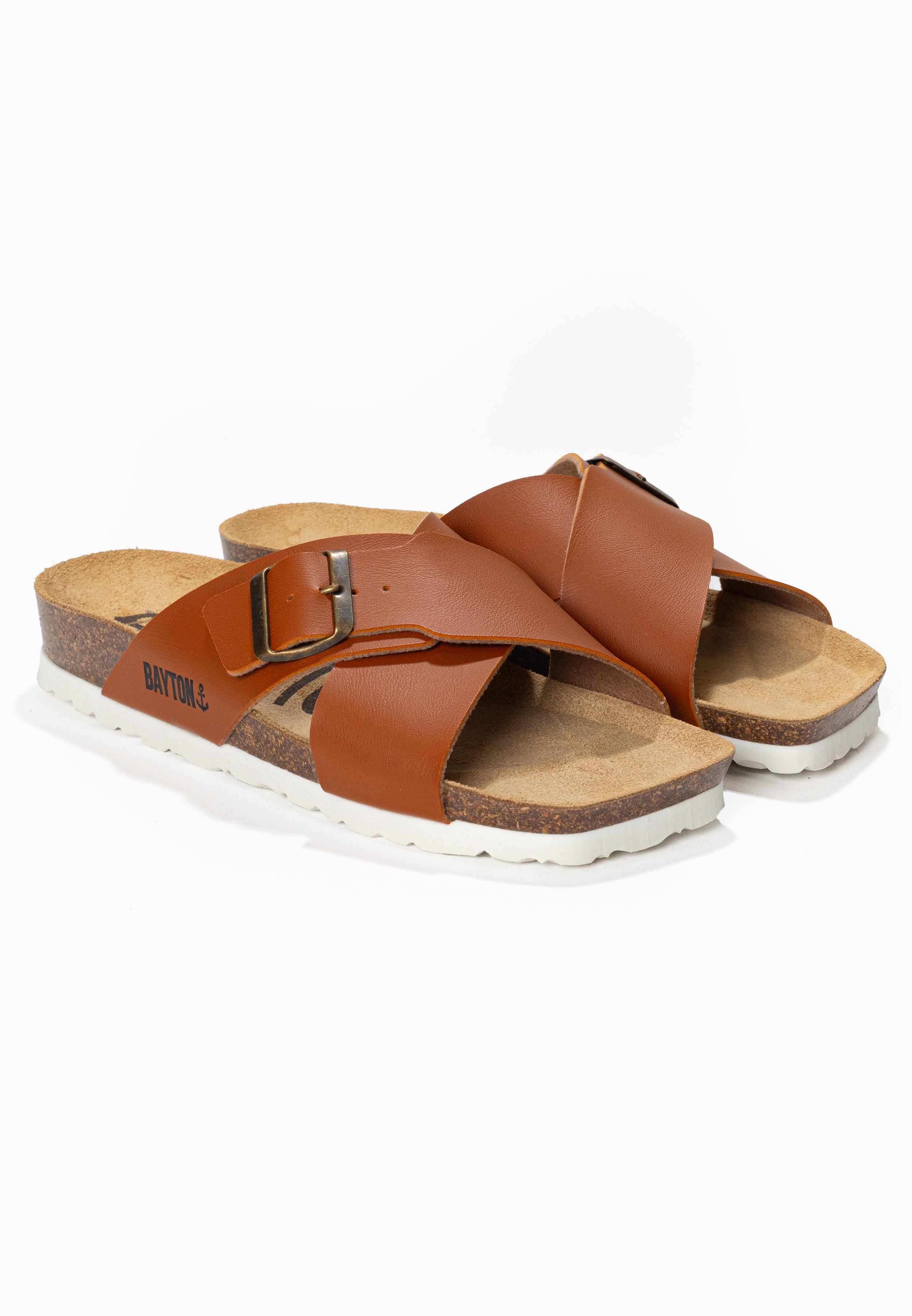 Era Camel 2 Strap Sandals