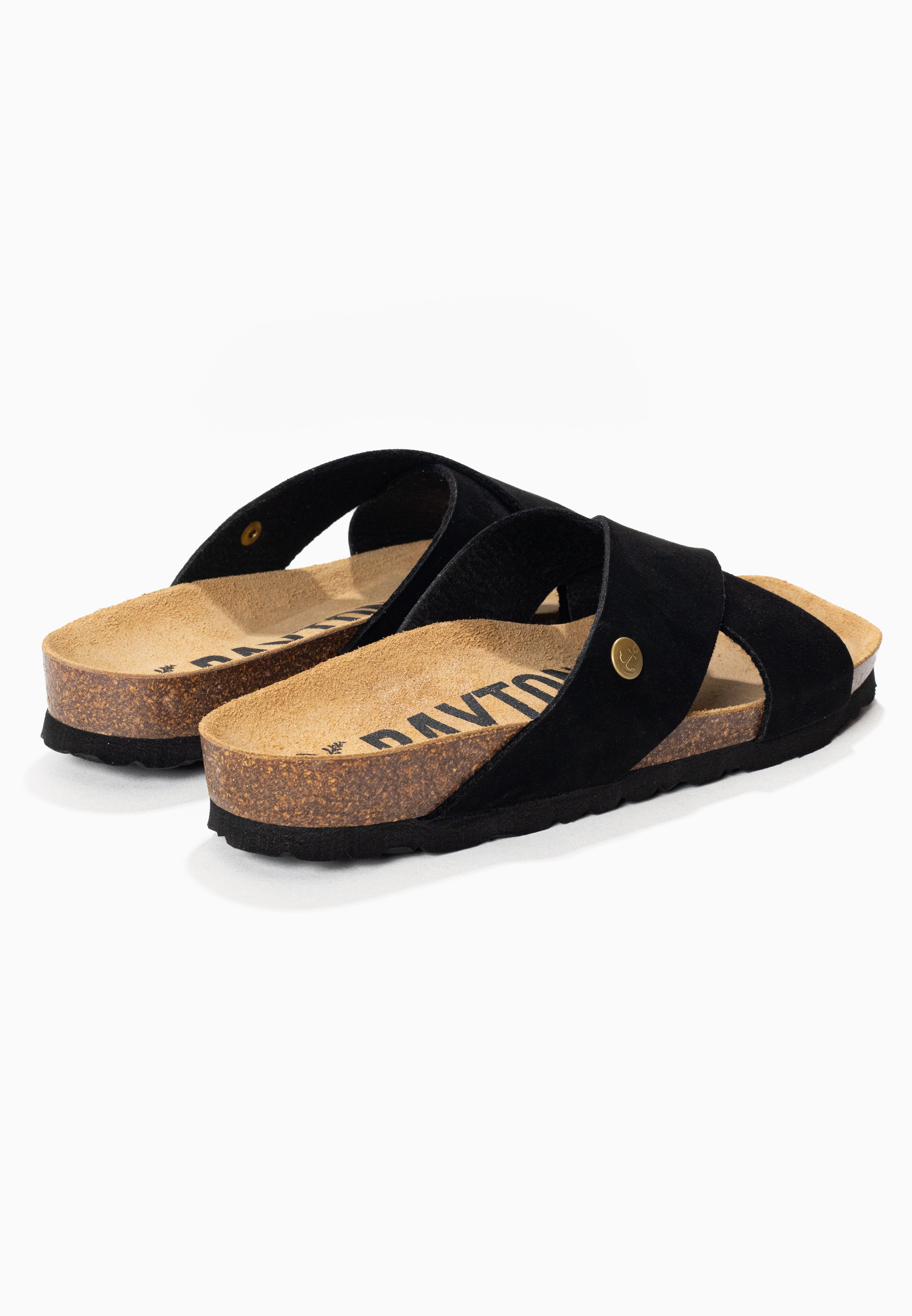 Marta Black 2 Strap Sandals