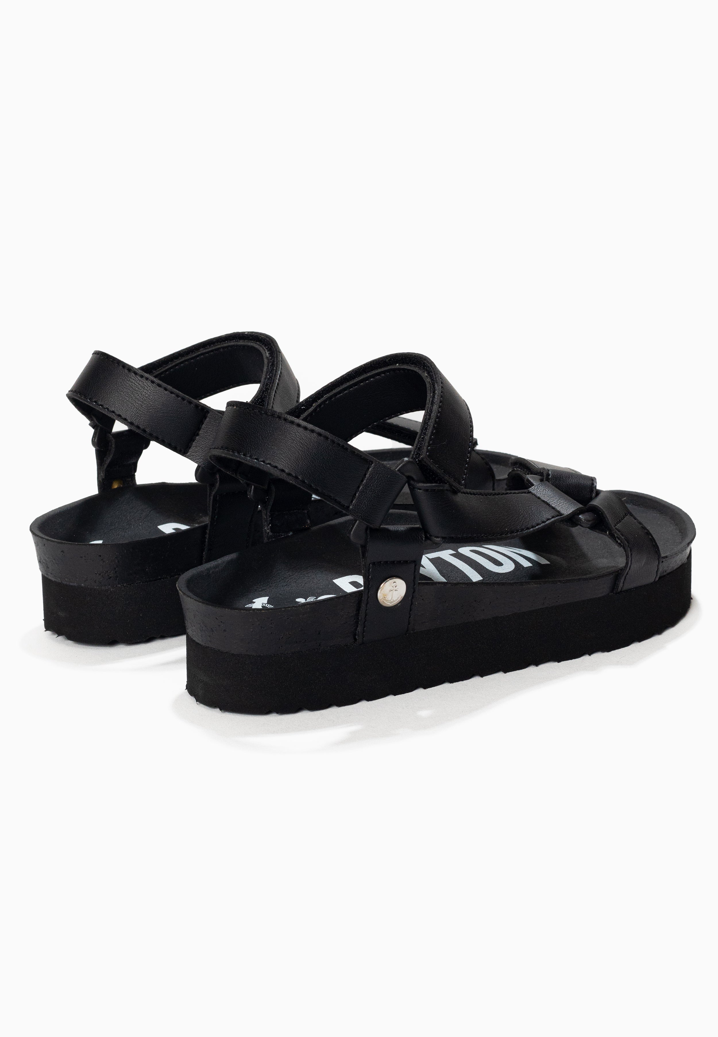 Rigoni Black Platform Sandals