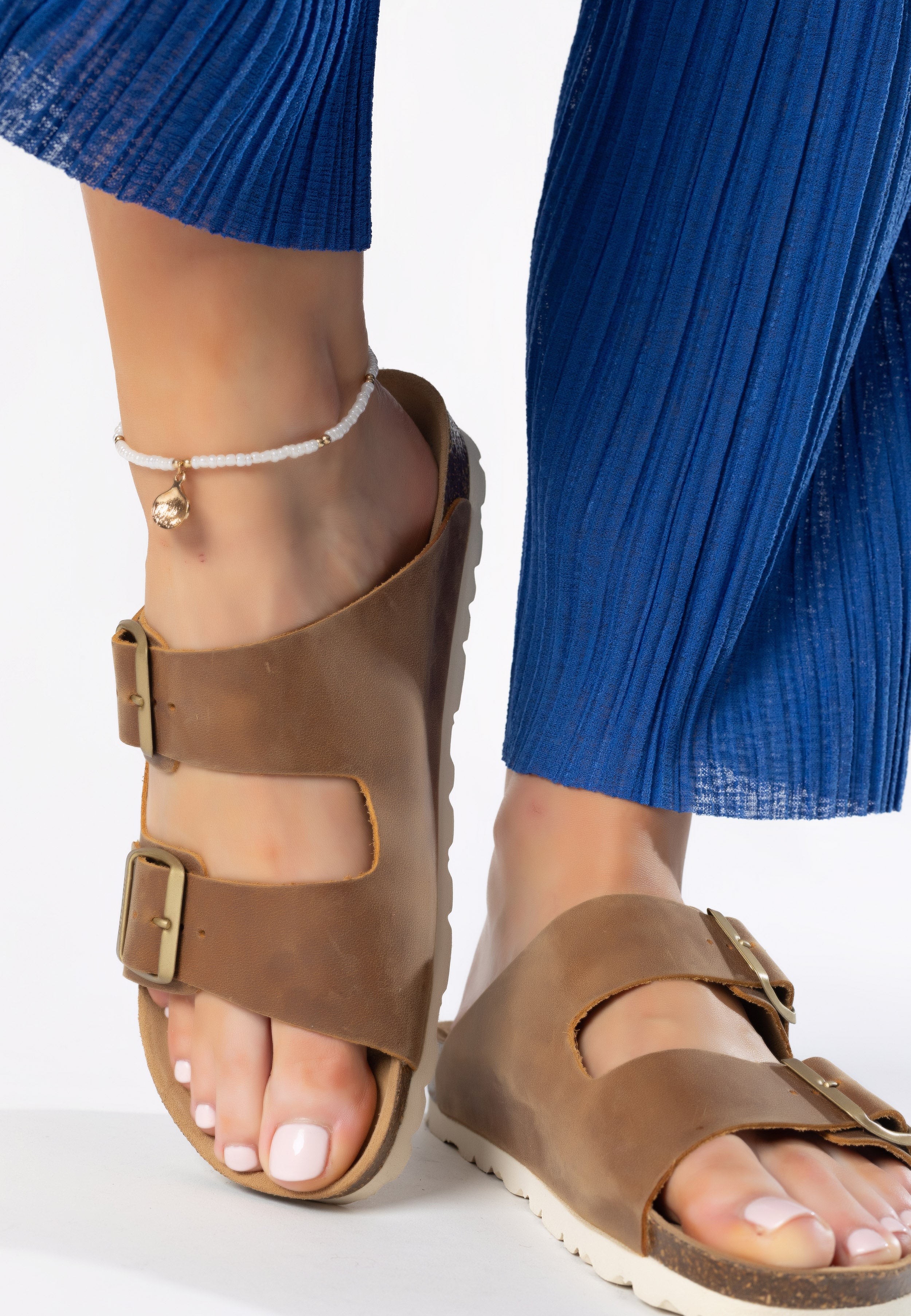 Atlas Camel Sandals