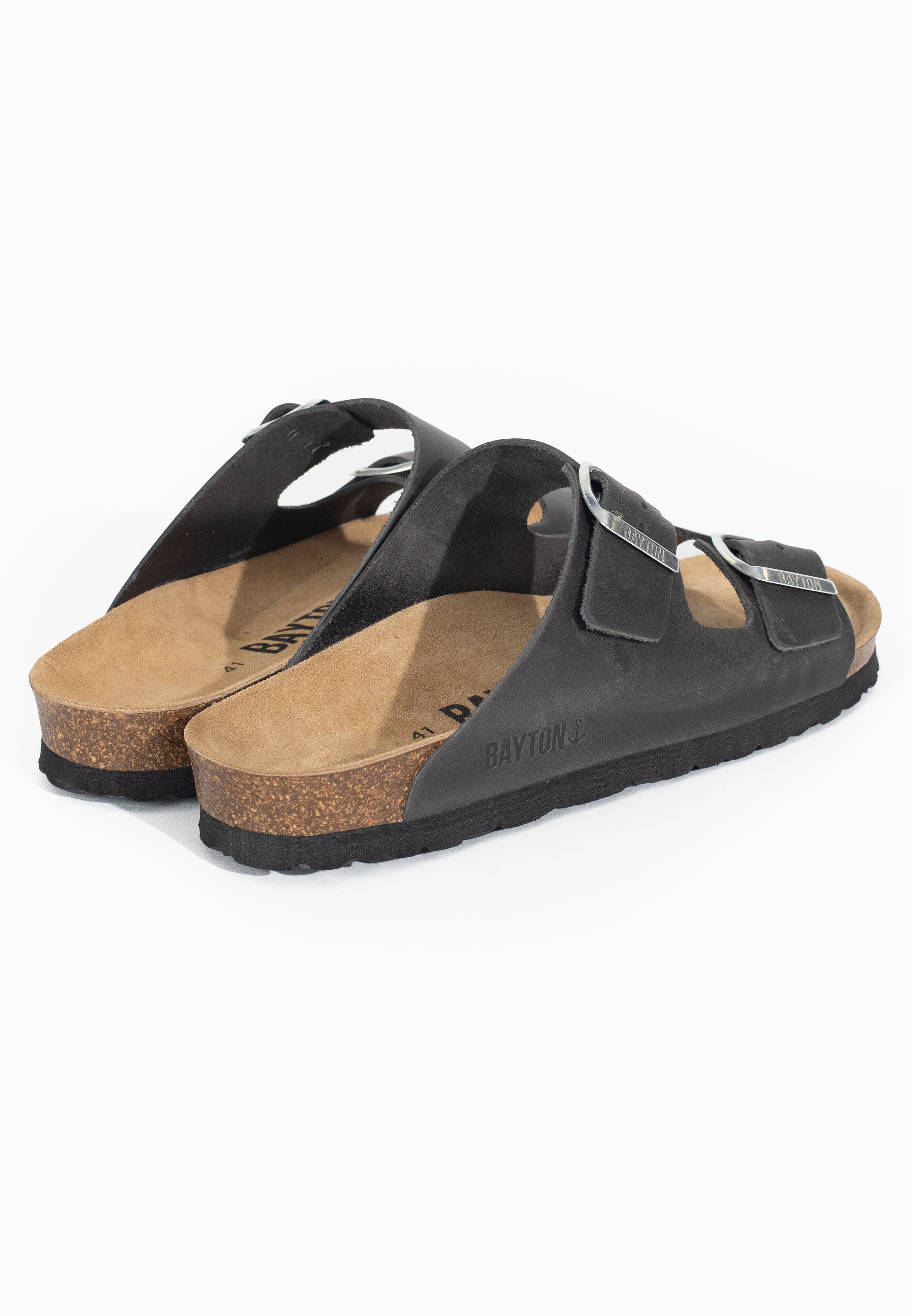 Sandales 2 Brides Atlas Anthracite