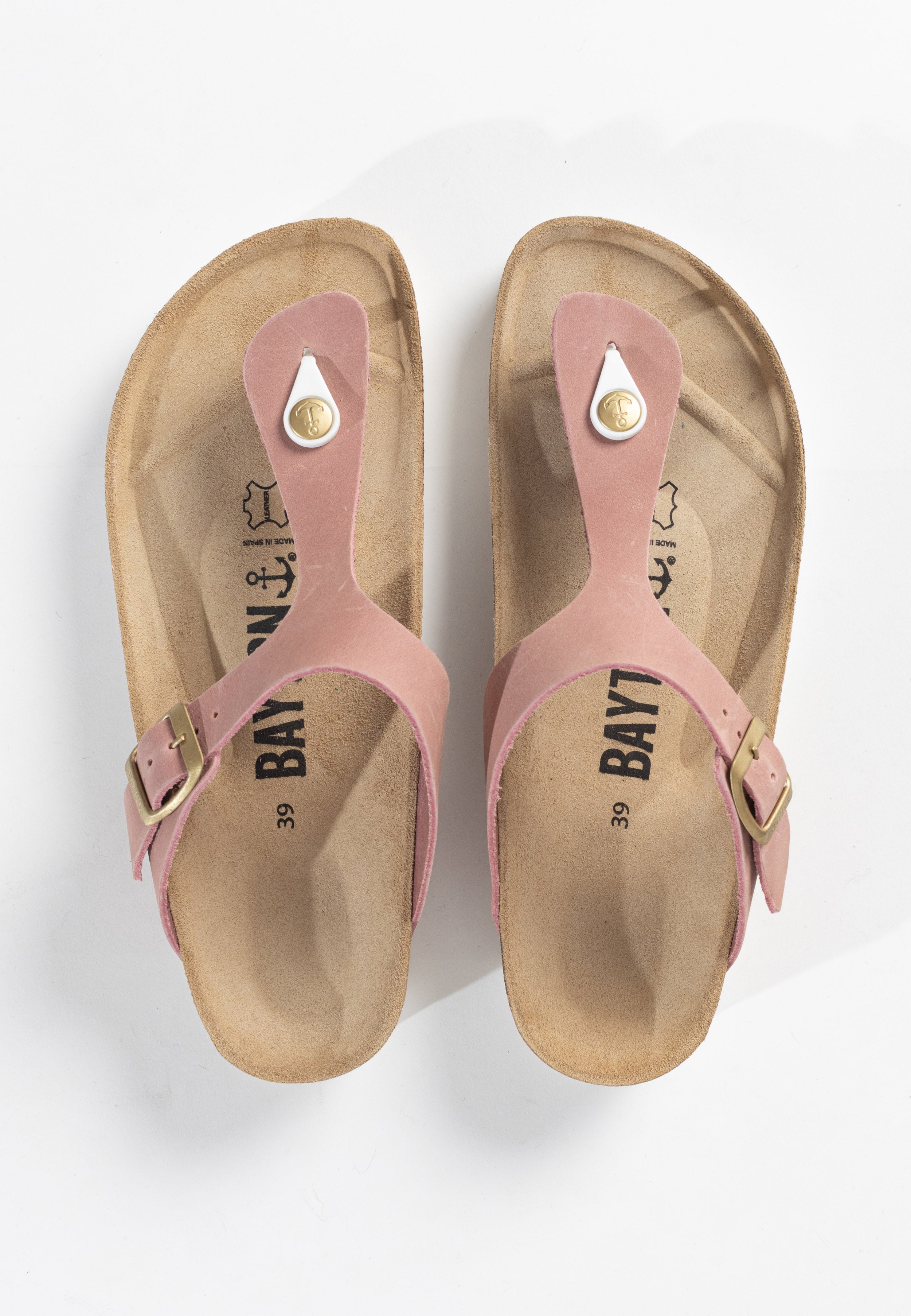 Mercure Rose 100% Leather Toe-Thong Sandals