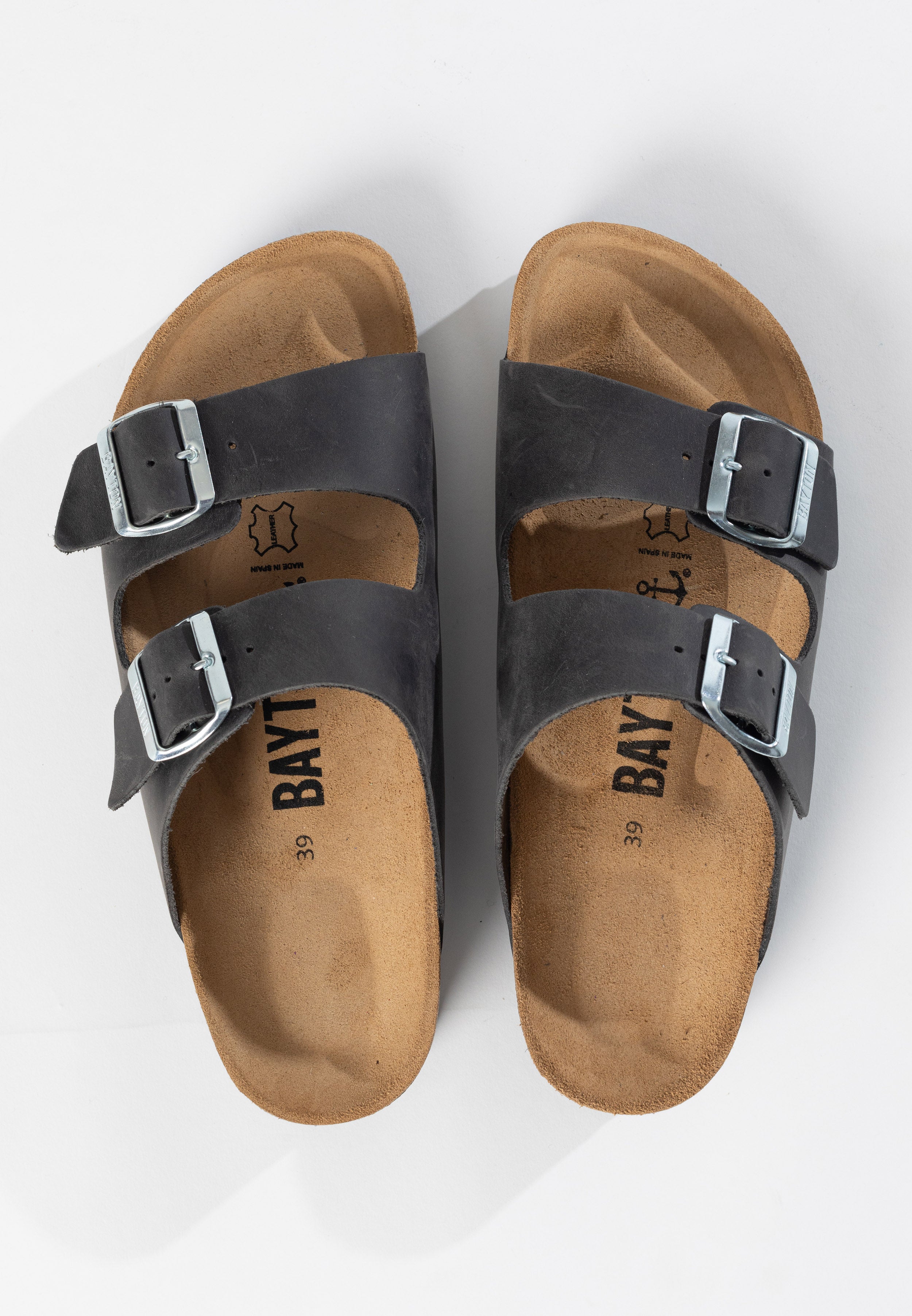 Atlas Anthracite Sandals