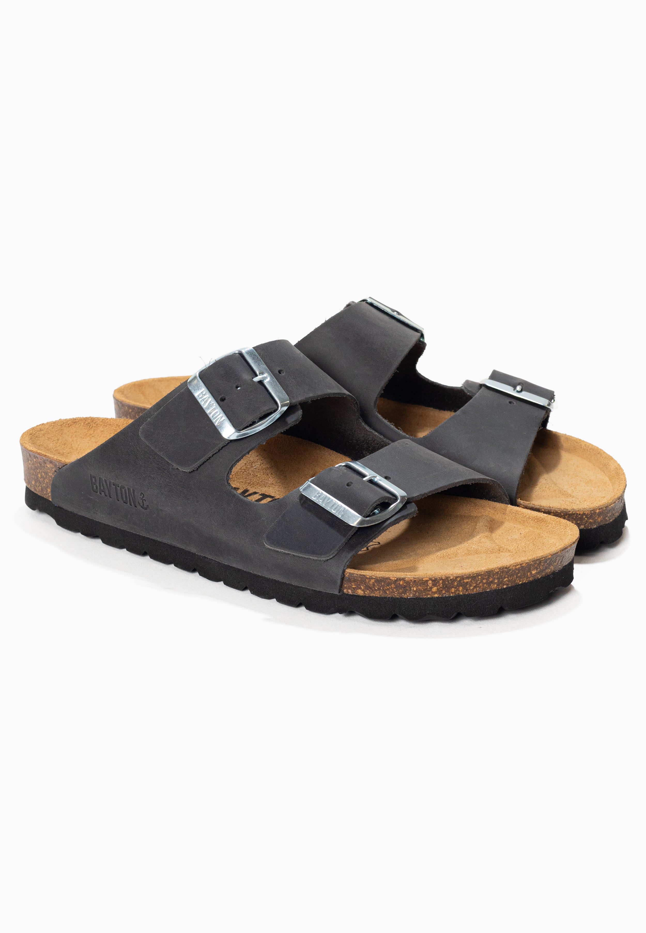 Atlas Anthracite Sandals