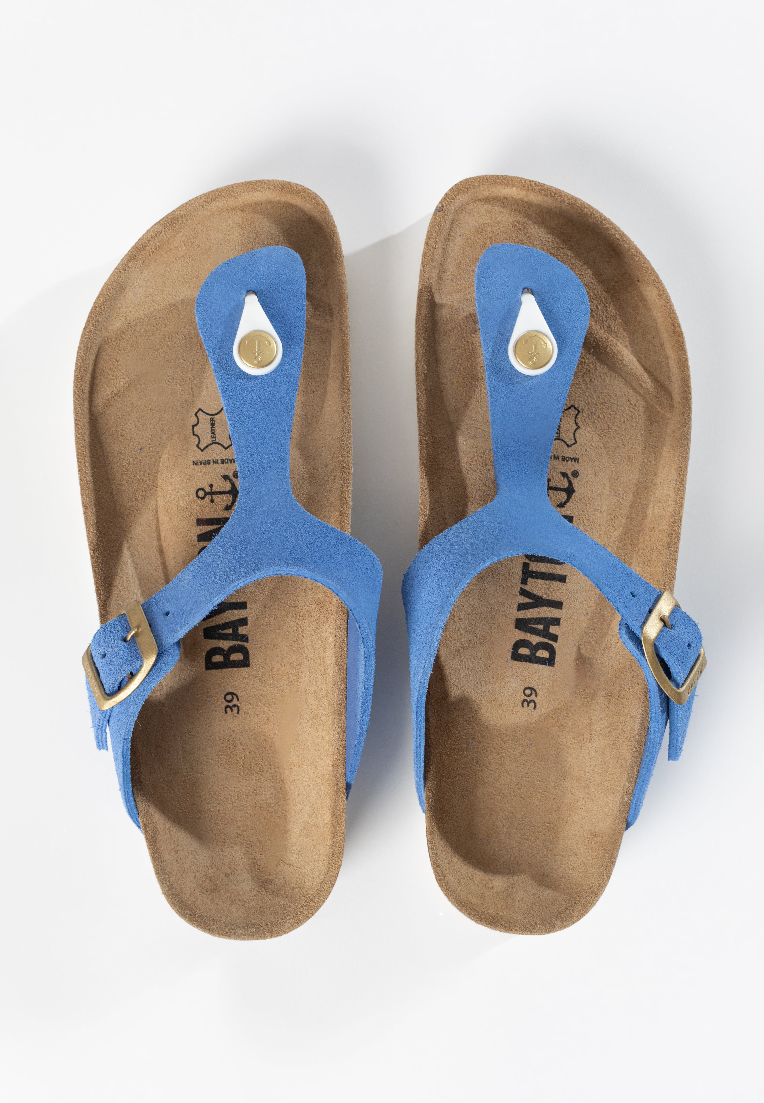 Mercury Blue Open Toe Sandals