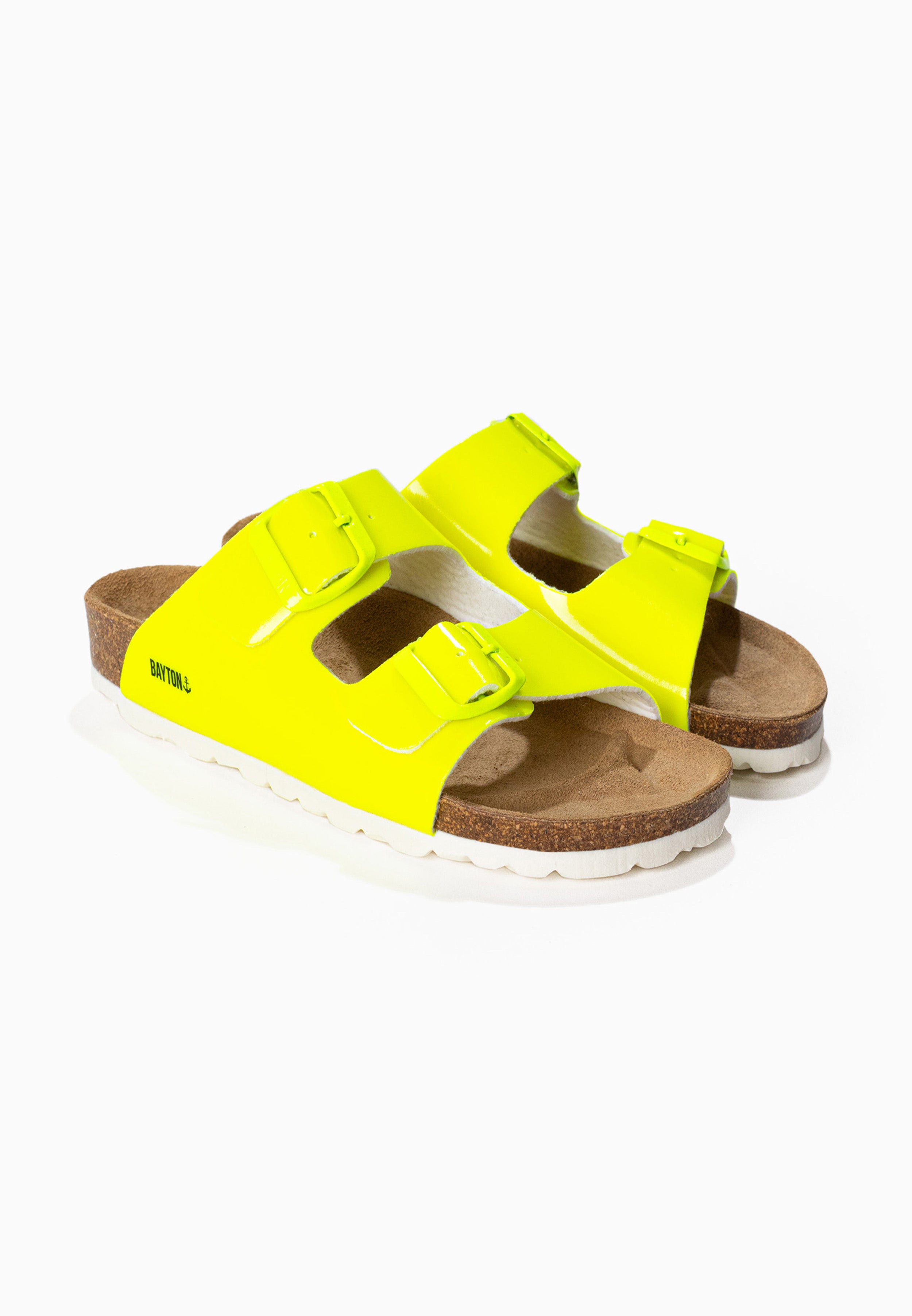 Sandalias Atlas Amarillo Neón