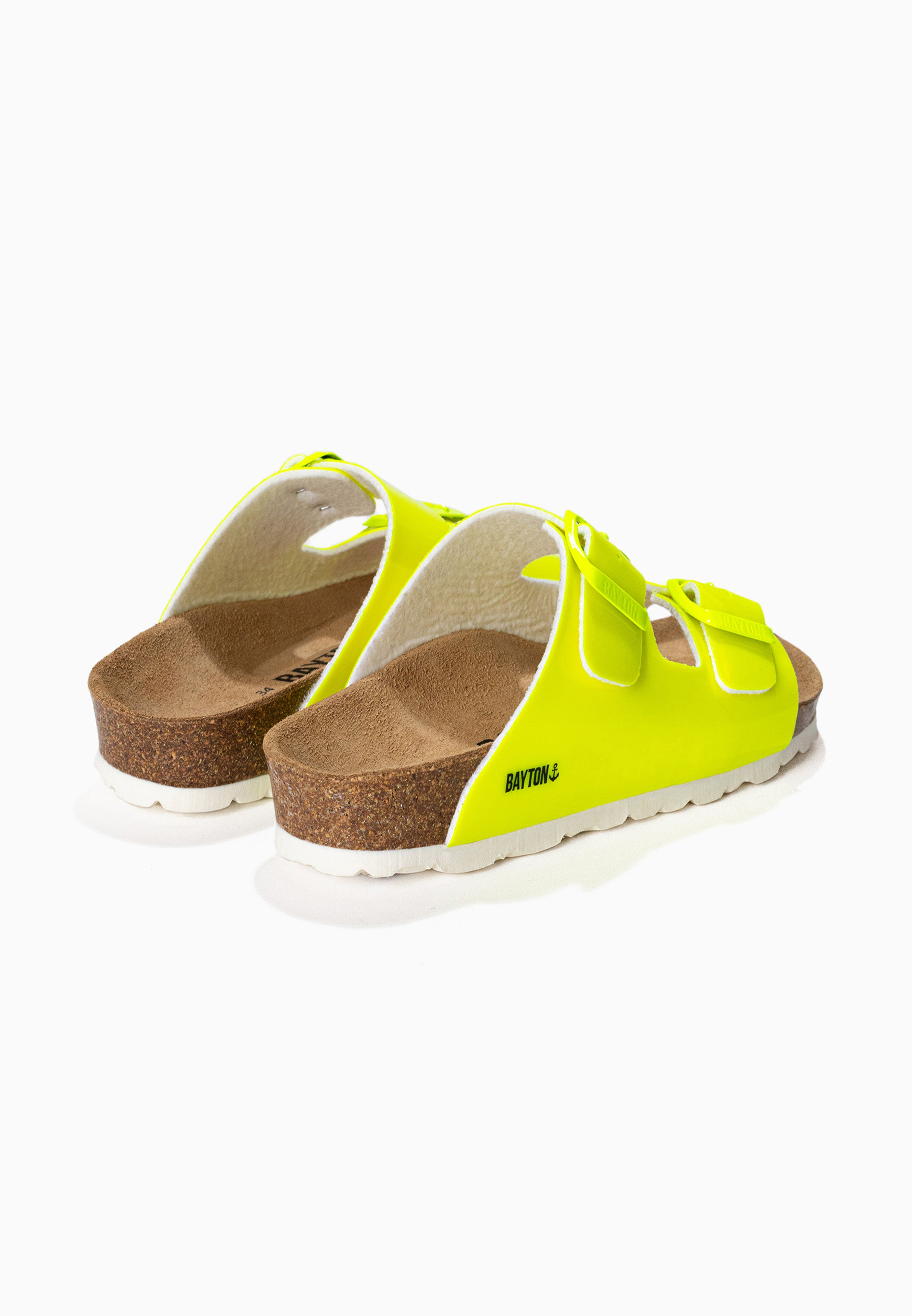 Atlas Neon Yellow Sandals