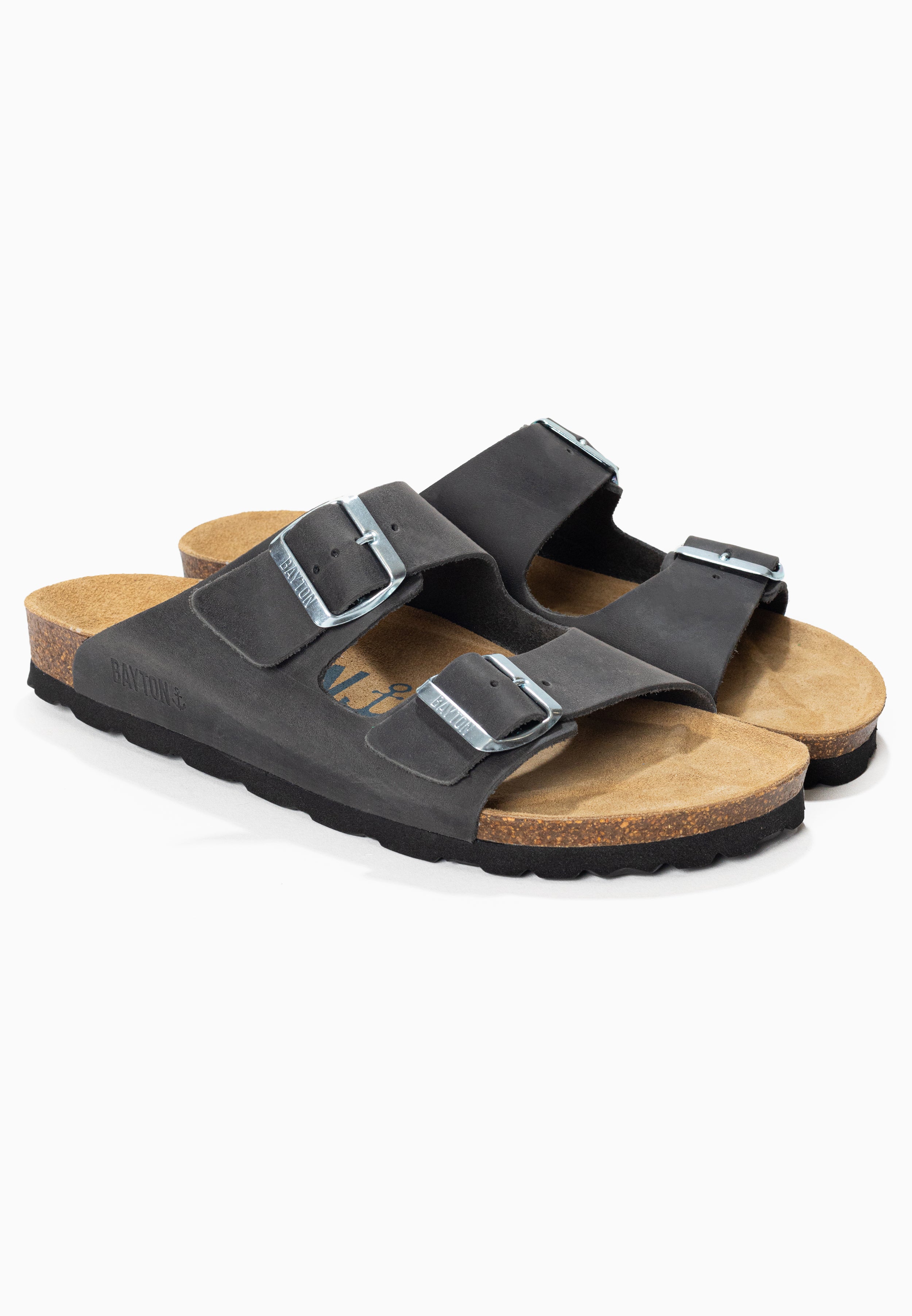 Atlas Anthracite Sandals