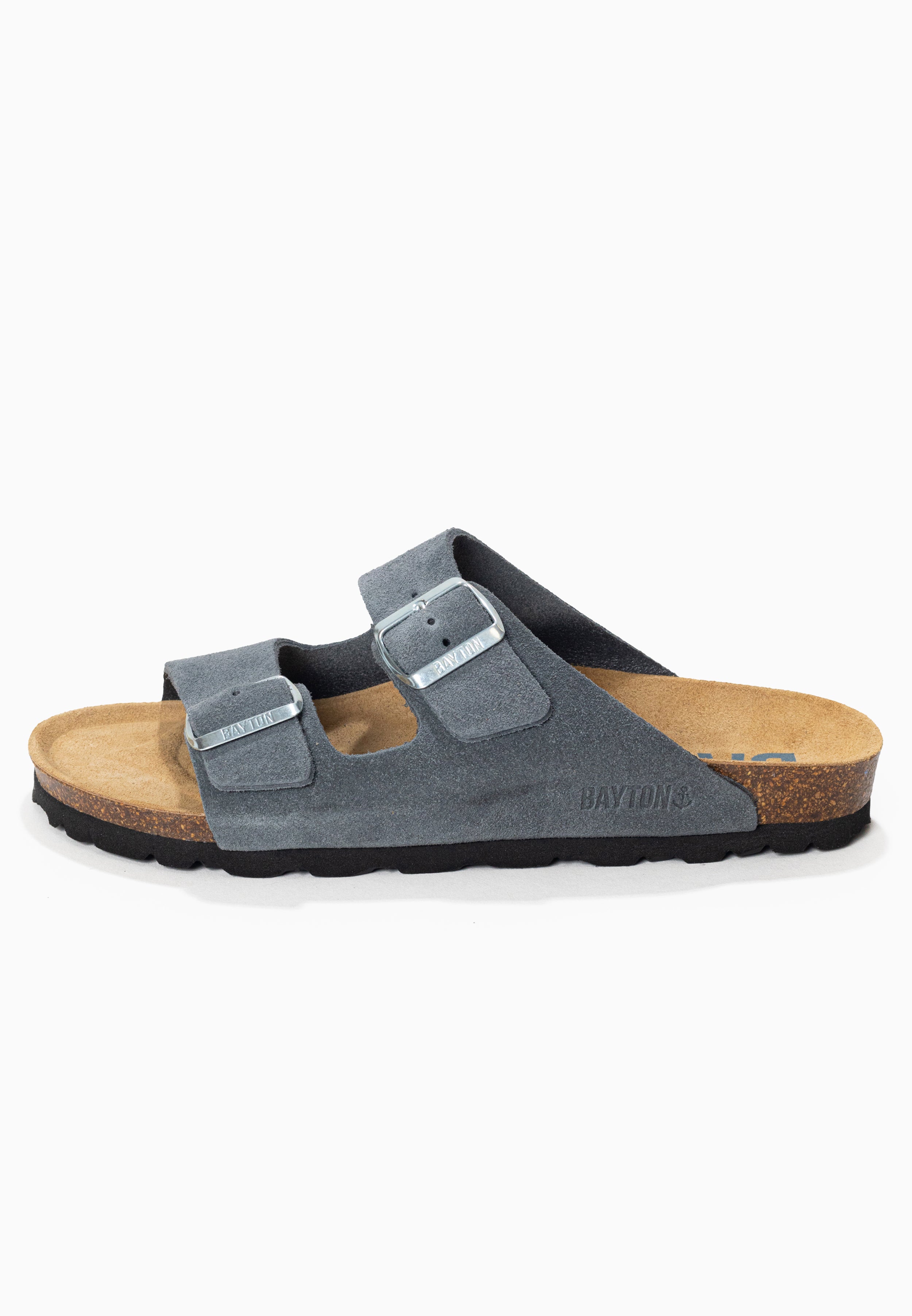 Sandales 2 Brides Atlas Gris