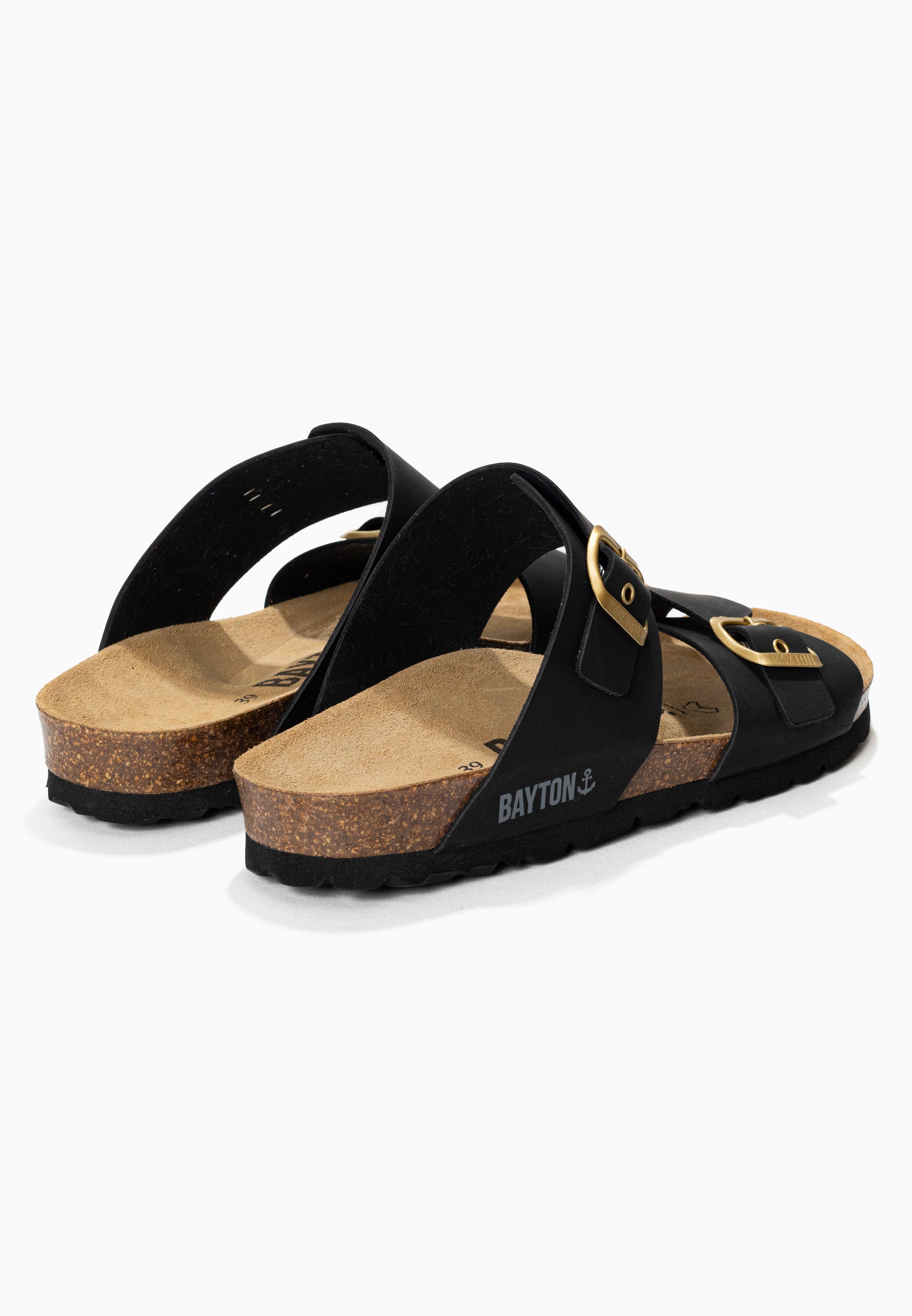 Shiba Black 2 Strap Sandals