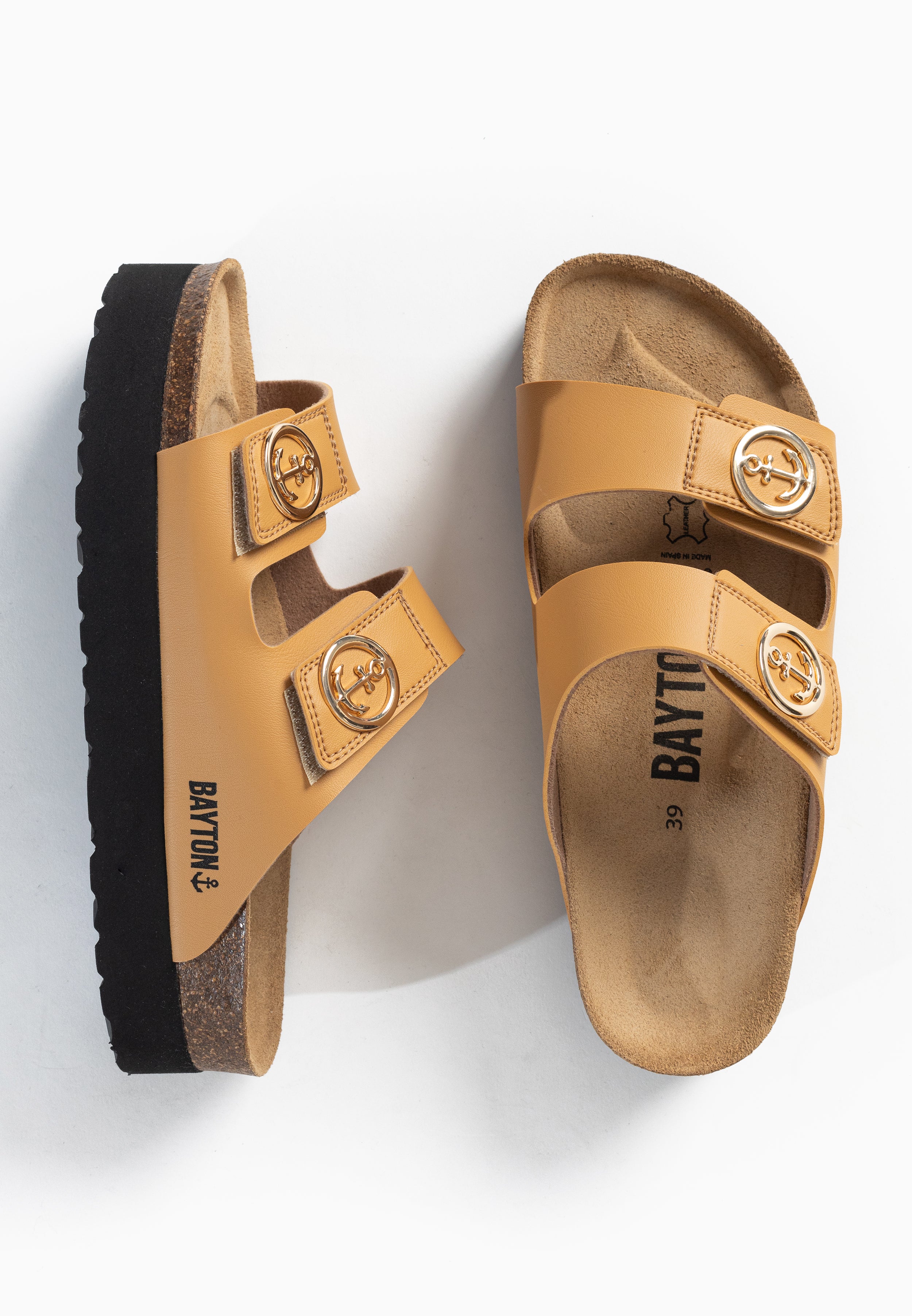 Jalon Camel Platform Sandals